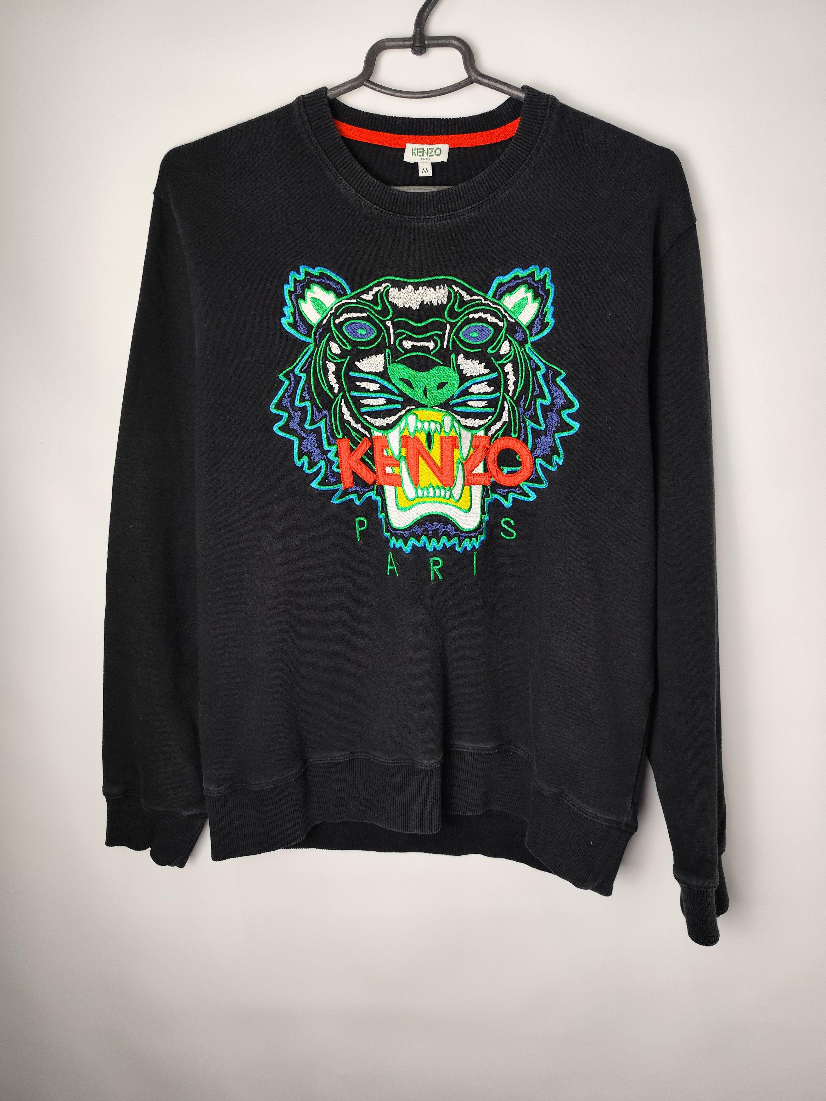 Men’s Luxury Kenzo Paris Big Tiger Logo rare sweatshirt