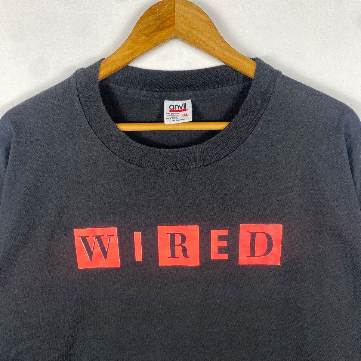 Vintage Vintage 90's WIRED MAGAZINE Technology Media Long Sleeve Tee Size US XL / EU 56 / 4 - 2 Thumbnail