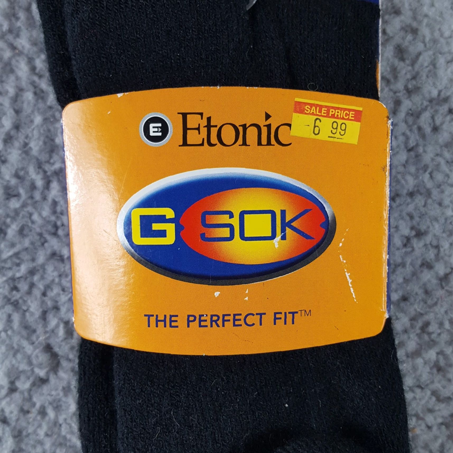 Vintage VINTAGE Etonic Golf Socks Men's Size 7-10 M Black Athletic Mid Calf Crew 90s Sports Size ONE SIZE - 2 Thumbnail