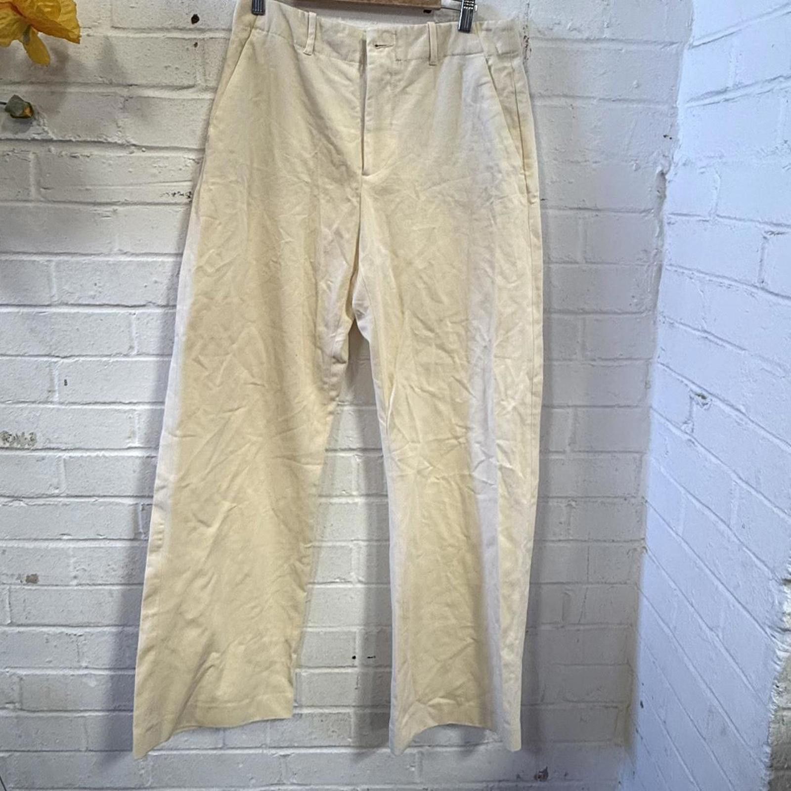 Other Women's Cream and White Trousers Size 32" / US 10 / IT 46 - 1 Thumbnail