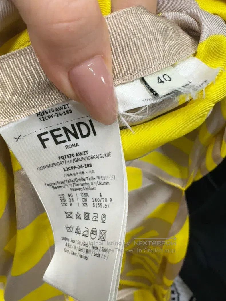 Fendi Fendi Vacation Skirt Size 26" / US 2 / IT 38 - 3 Thumbnail