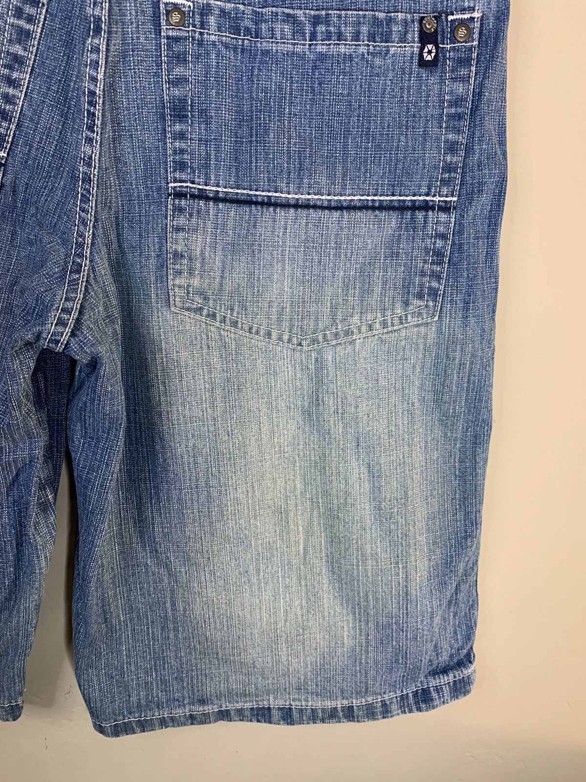 Designer × Southpole × Vintage *RARE* Vintage Southpole Faded Grain Denim Shorts - 32 Size US 32 / EU 48 - 5 Thumbnail