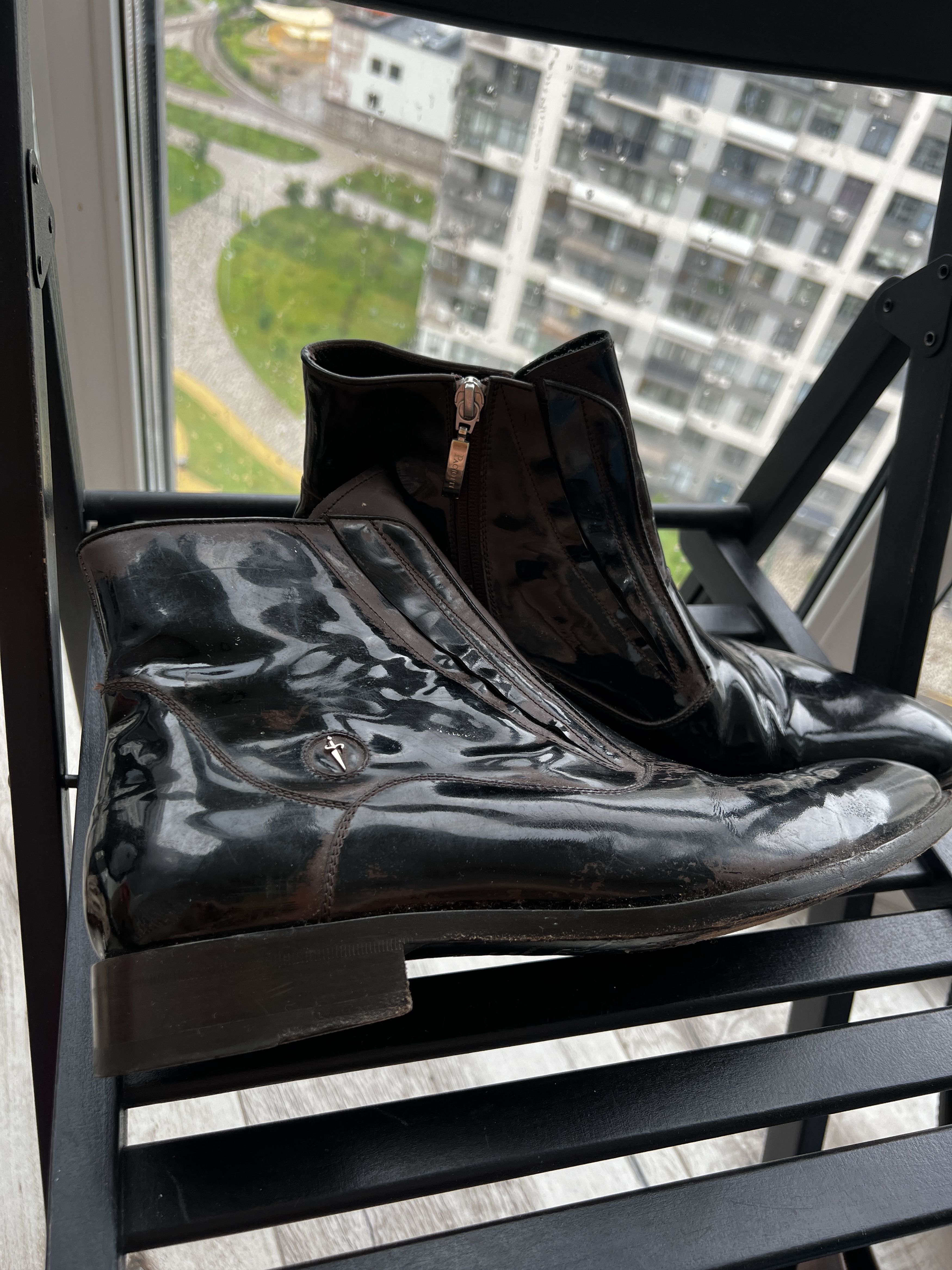 Designer × Paciotti CESARE PACIOTTI VINTAGE CHELSEA BOOTS Size US 10.5 / EU 43-44 - 6 Thumbnail