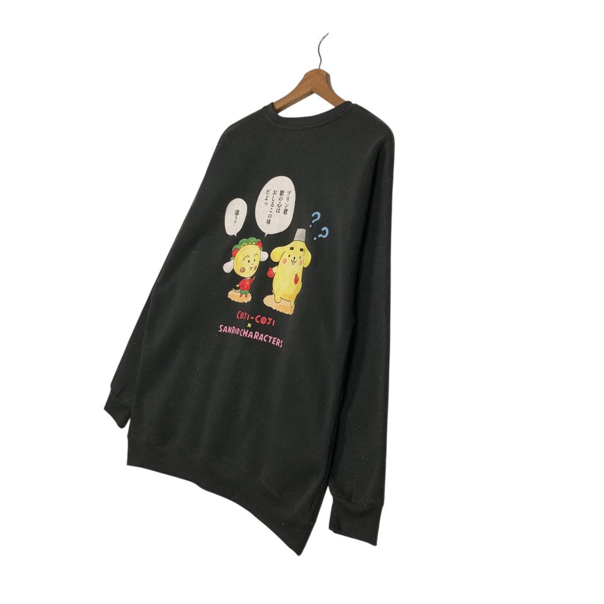 Cartoon Network × Japanese Brand 📌Vintage Sweatshirt Cartoon Coji-Coji X Sanrio Characters Size US M / EU 48-50 / 2 - 11 Thumbnail