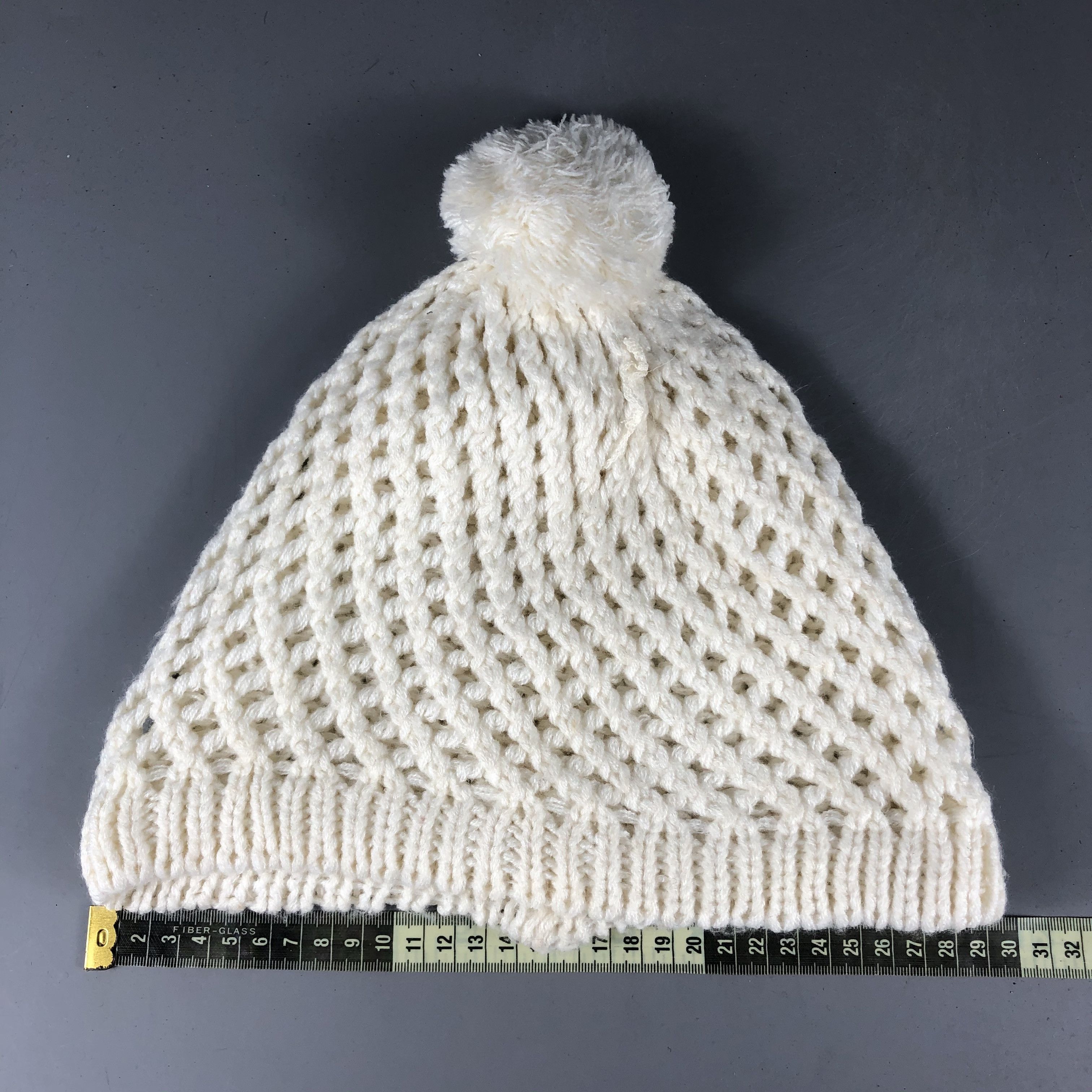 Vintage Vintage Knit Beanie Snow Hat Snow Cap -D848 Size ONE SIZE - 3 Thumbnail