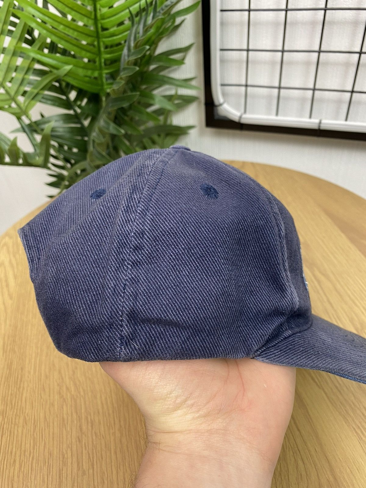 Vintage Vintage 90s Nike “Just do it” Hat Cap Big Logo Blue Unisex Size ONE SIZE - 3 Thumbnail
