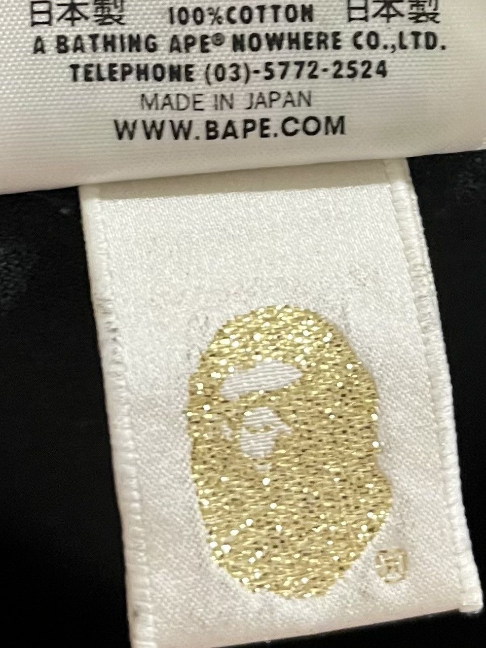 Bape Bape camo logo tee shirt Size US M / EU 48-50 / 2 - 5 Thumbnail