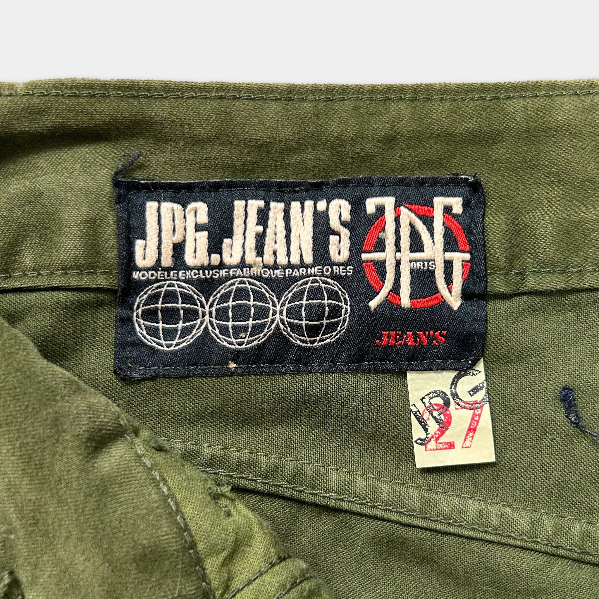 Jean Paul Gaultier Jean Paul Gaultier 2000's Olive Green Wide Leg Jeans Size US 30 / EU 46 - 3 Thumbnail
