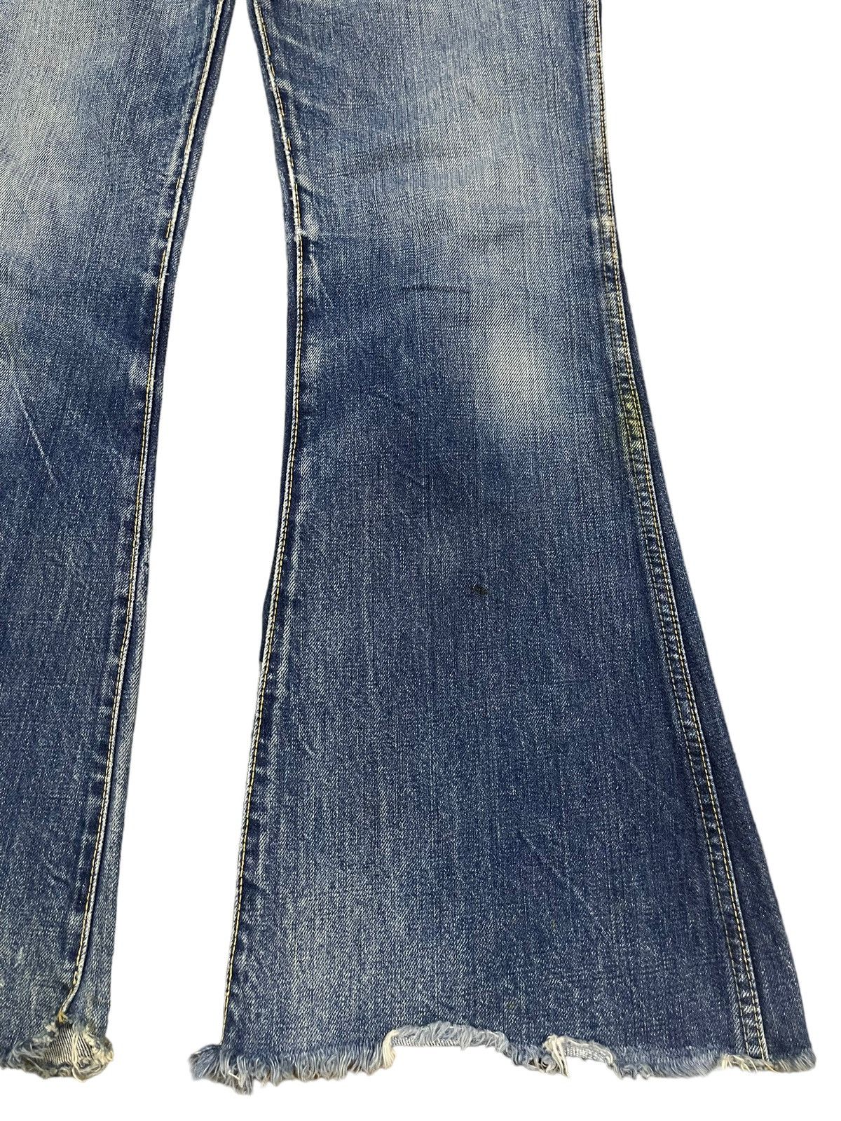 Big John Vintage 90s Big John Faded Wash Wide Leg Bell Bottom Flared Size US 32 / EU 48 - 7 Thumbnail
