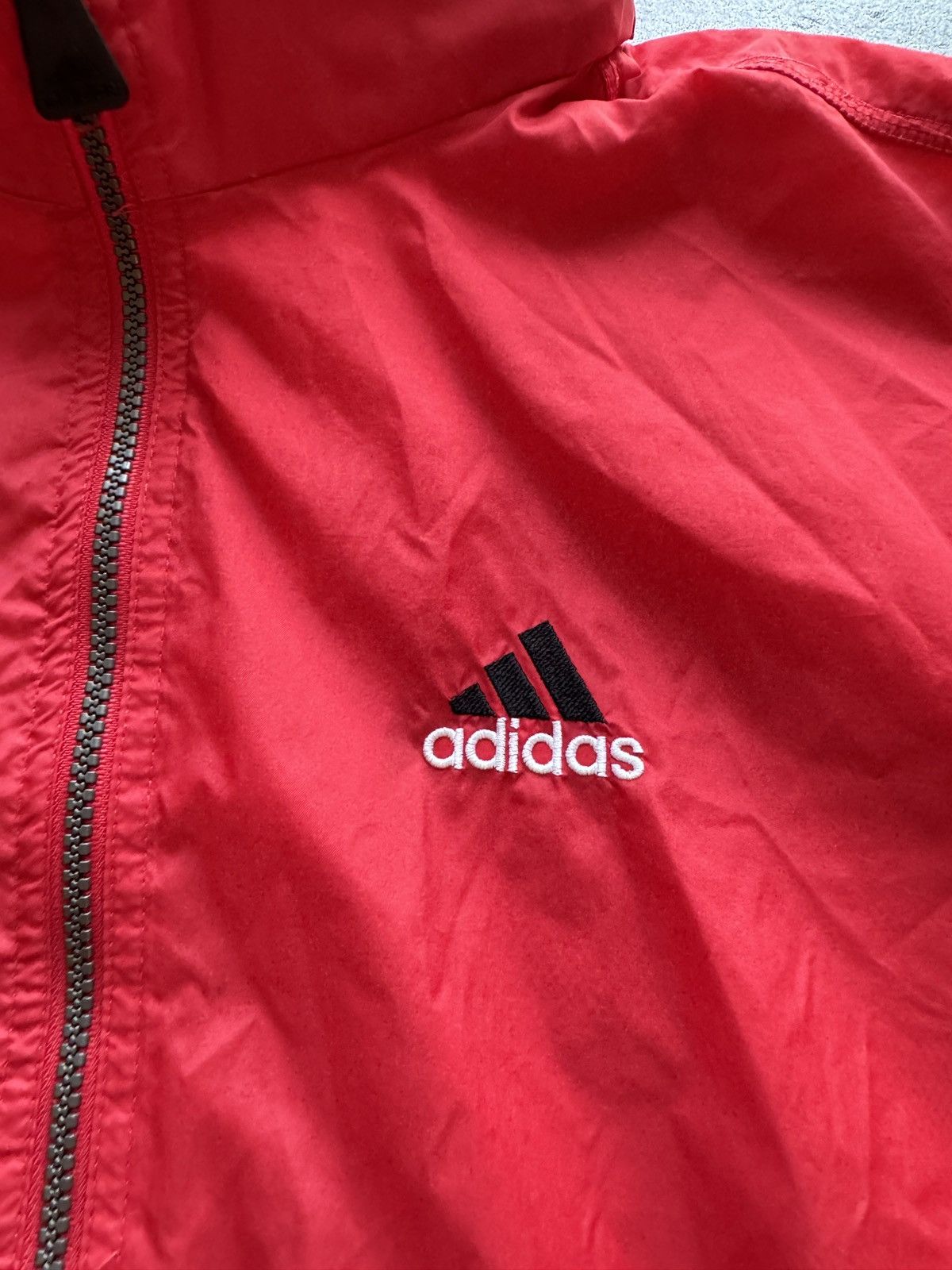 Adidas × Vintage Adidas 90s vintage light jacket boxy logo 3 stripes rap y2k Size US L / EU 52-54 / 3 - 4 Thumbnail