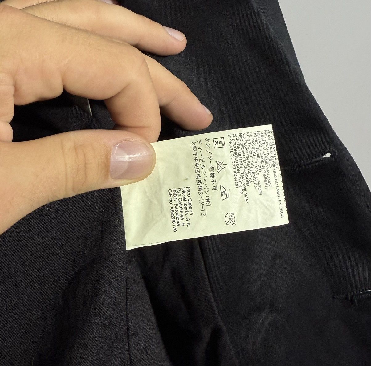 Diesel Diesel Black Blazer Two Button Jacket Size US M / EU 48-50 / 2 - 11 Thumbnail