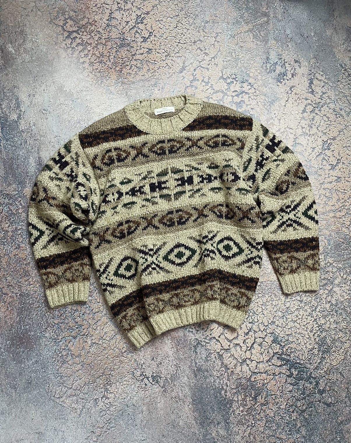Marks & Spencer × Vintage Vintage Wool Sweater Marks & Spencer Size US L / EU 52-54 / 3 - 1 Thumbnail