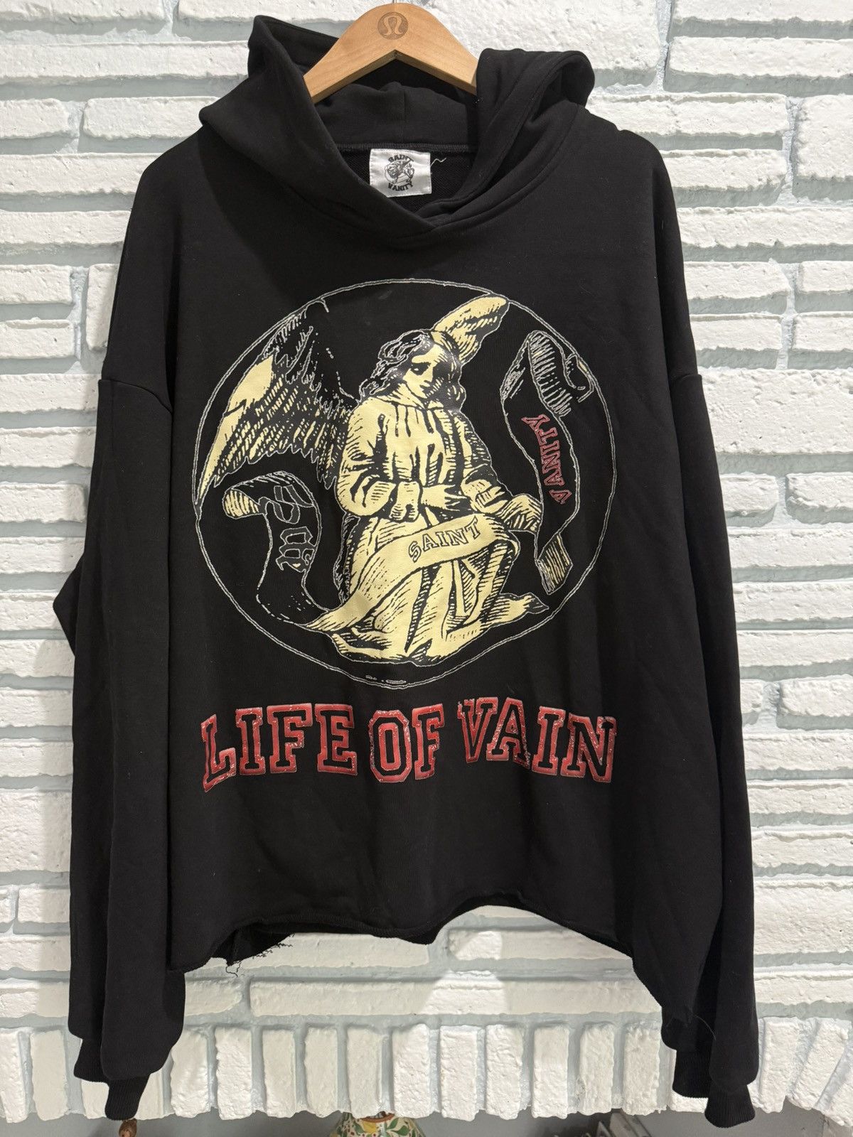 Saint Vanity Saint Vanity Black Life of Vain Angel Hoodie Large Size US L / EU 52-54 / 3 - 1 Thumbnail