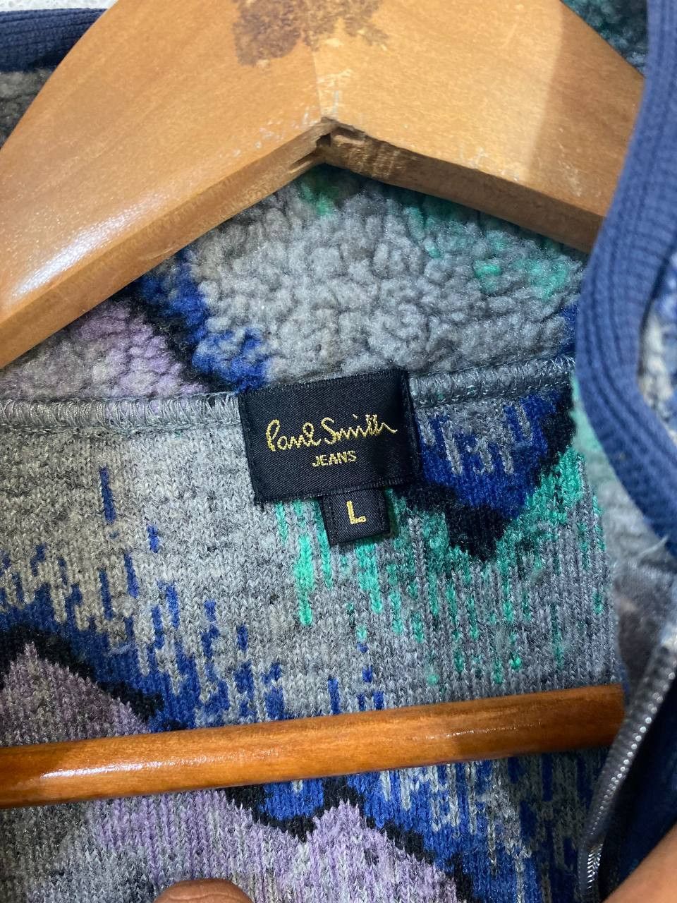 Paul Smith RARE!! paul smith fleece jacket very nice design Size US L / EU 52-54 / 3 - 7 Thumbnail