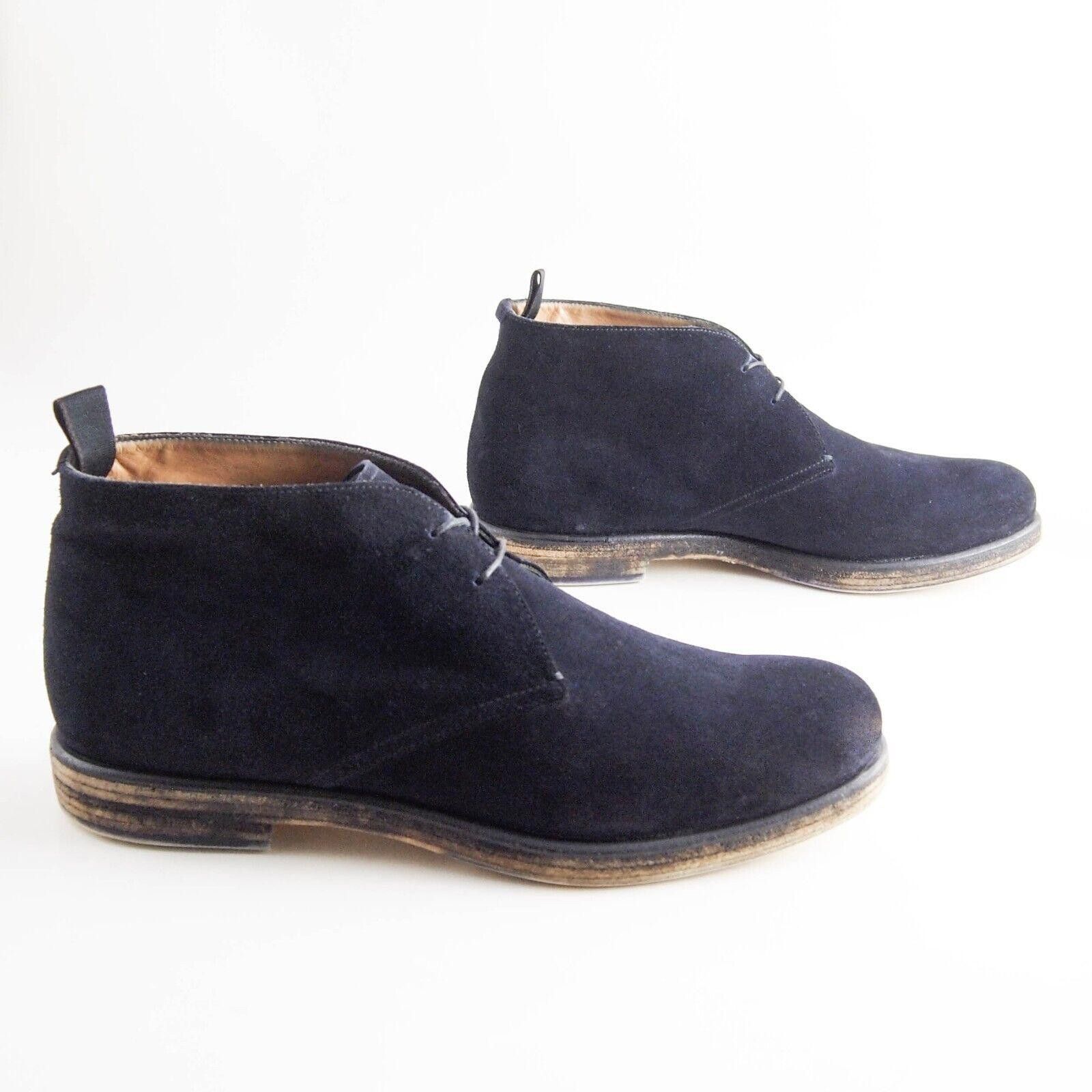Giorgio Armani Giorgio Armani Chukka Boots Blue Suede Size US 10.5 EU 43.5 Size US 10.5 / EU 43-44 - 4 Thumbnail