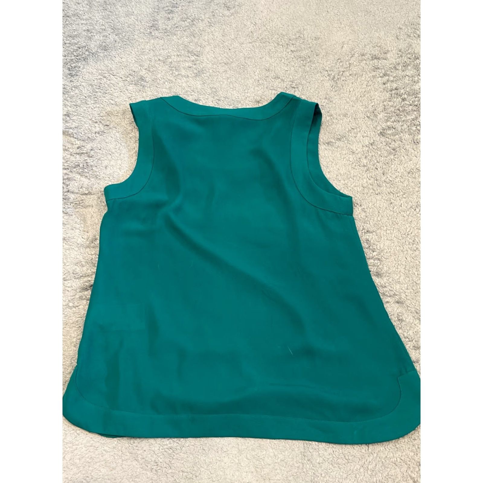 Banana Republic Banana Republic Blouse Womens XS Green Sleeveless Semi Sheer Tank Top Casual Size XS / US 0-2 / IT 36-38 - 5 Thumbnail