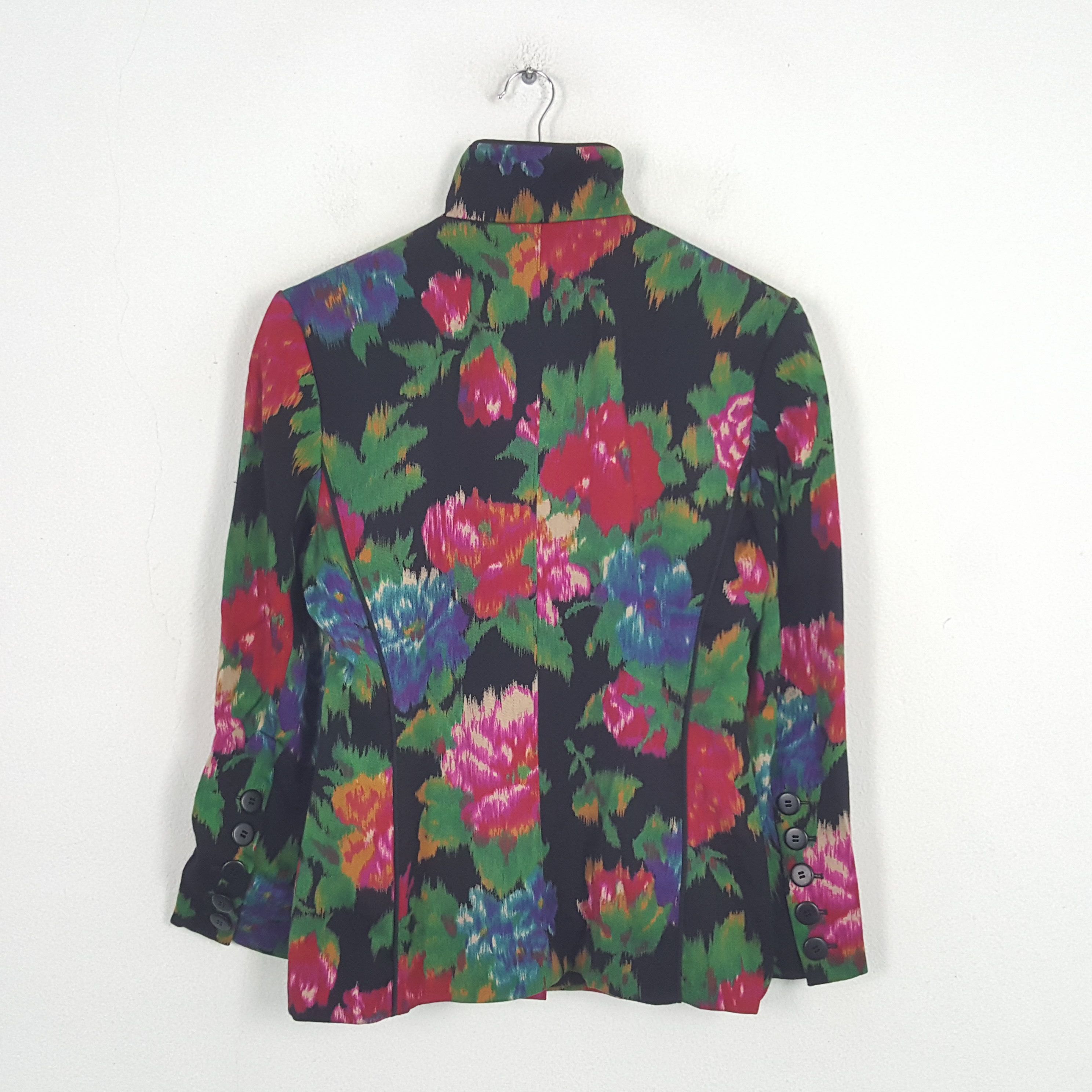 Escada × Vintage Vintage Escada Margarettha Ley Flowers Art Designer Jacket Size US XS / EU 42 / 0 - 3 Thumbnail