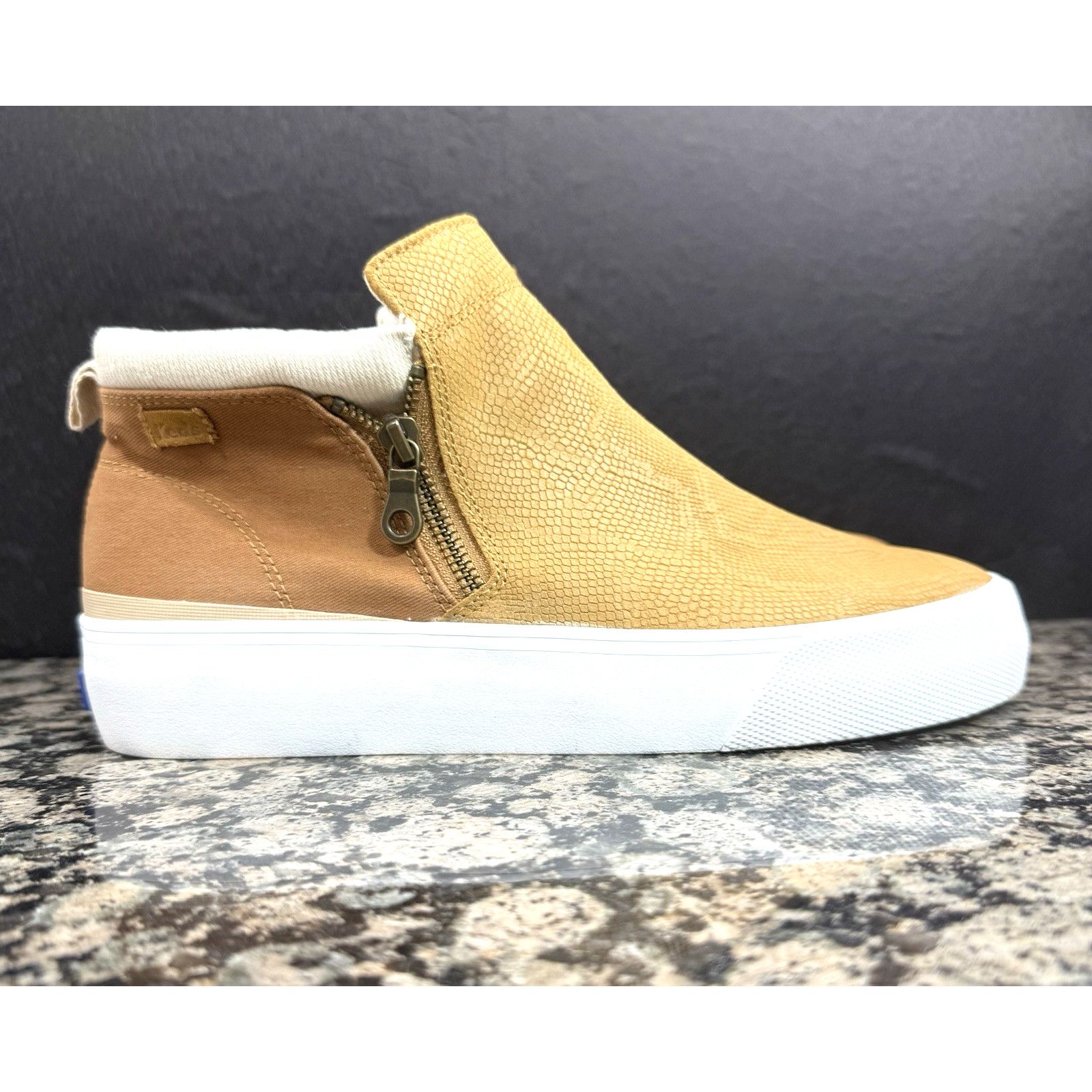 Keds Keds Cooper Brown Suede/Canvas Zip Booties Wo’s Size 9.5 Size US 9.5 / IT 39.5 - 2 Thumbnail