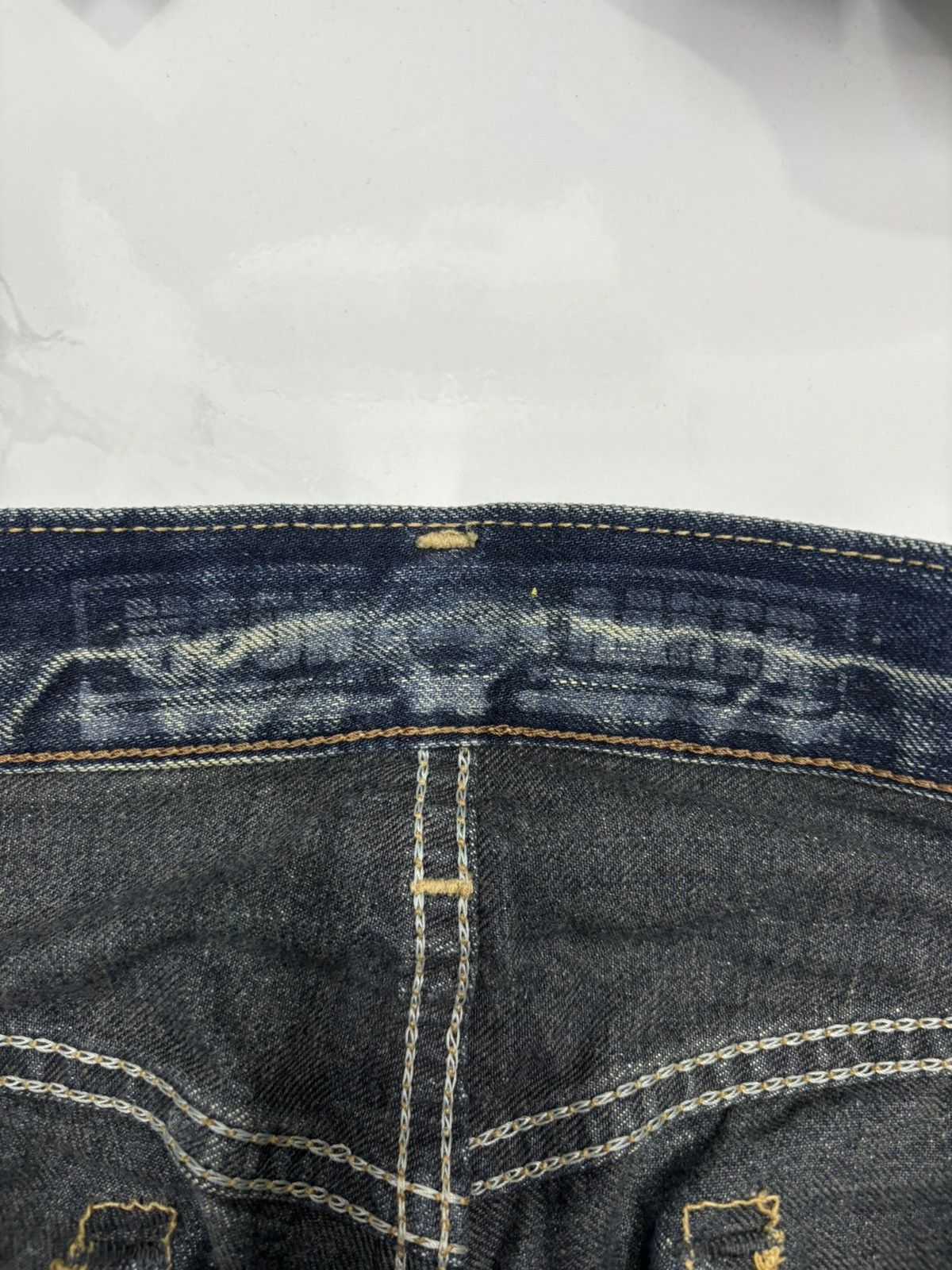 Edwin RARE🔥EDWIN 503 MOON RAKER DISTRESS MUD WASH DENIM JEANS Size US 34 / EU 50 - 12 Thumbnail