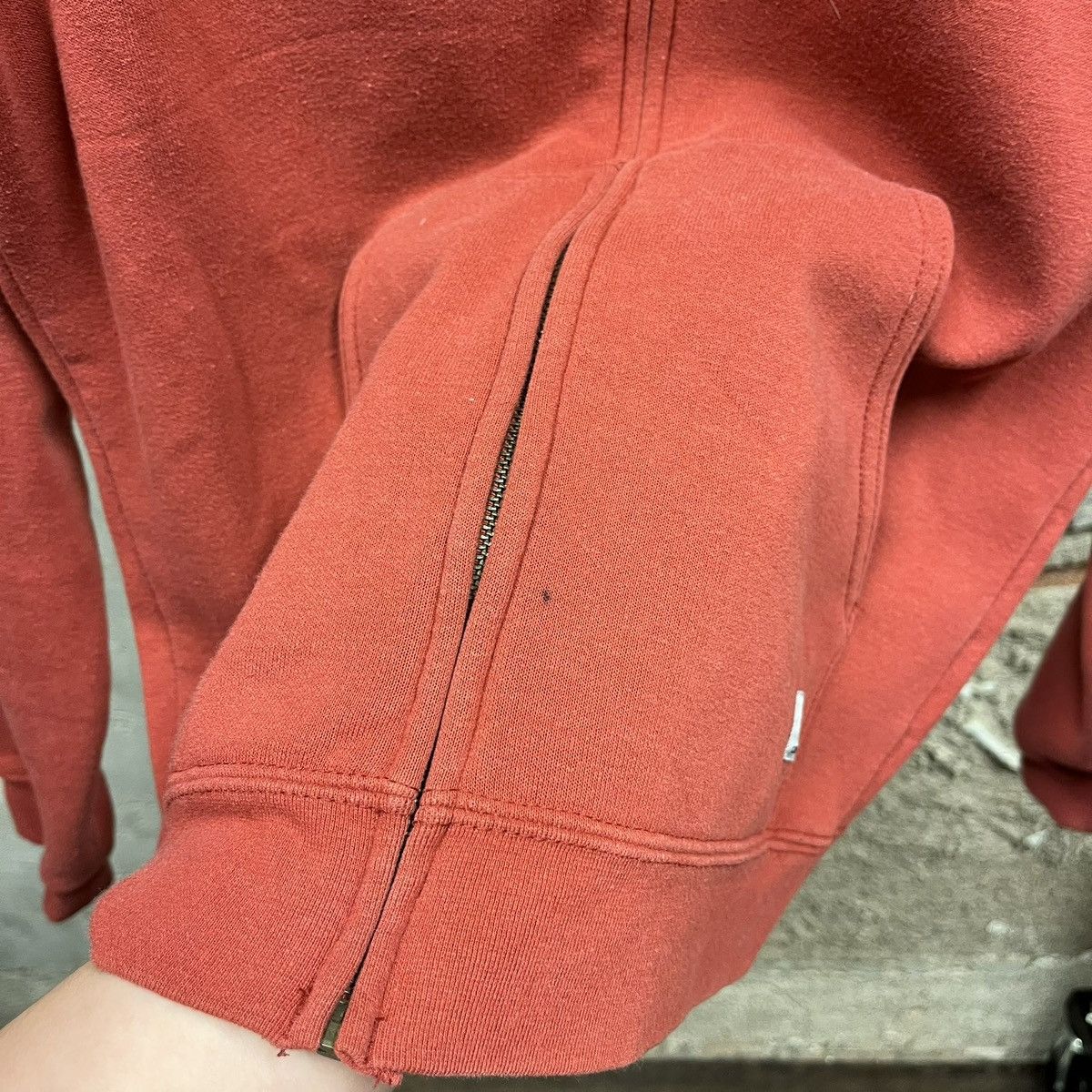 Carhartt Carhartt Women's Red Logo Full Zip Hoodie Jacket Small S Size S / US 4 / IT 40 - 6 Thumbnail
