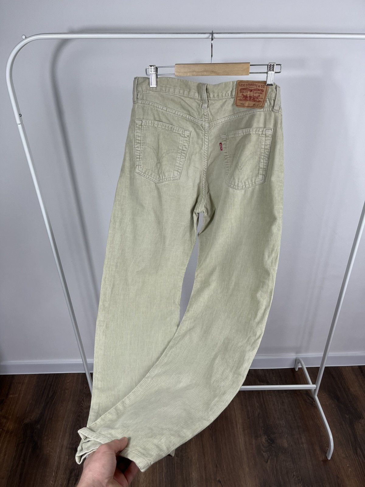 Levi's Levi’s 751 Vintage Corduroy Pants Beige Straight Fit W32 L32 Size US 32 / EU 48 - 6 Thumbnail