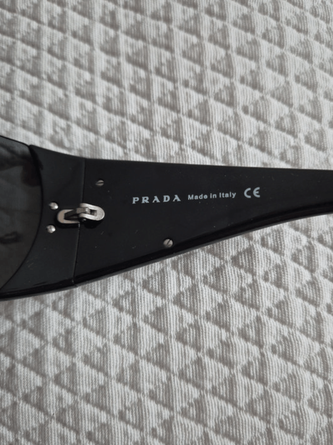 Prada PRADA Sunglasses SPR 16H Sport Red Tab Shield Mask Symbole Size ONE SIZE - 6 Thumbnail