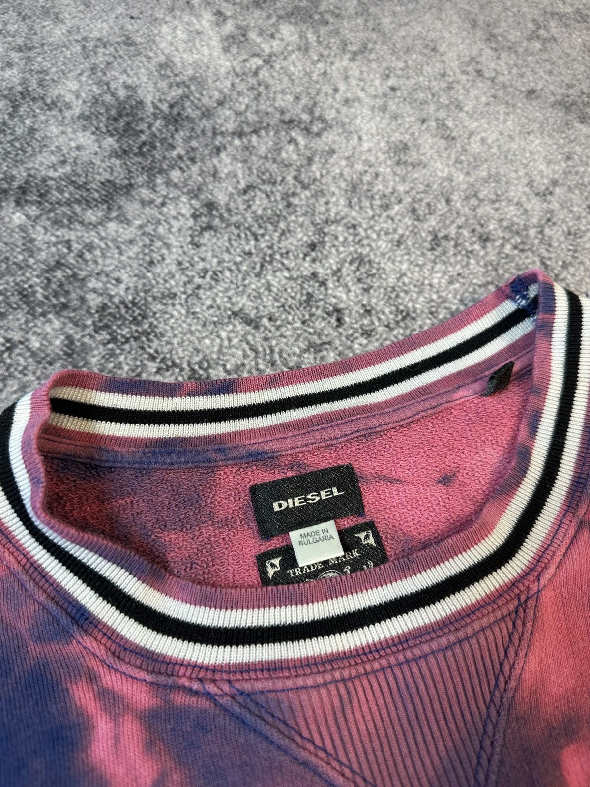 Diesel Y2K Vintage Diesel Sweatshirt Purple Avant Garde Opium XXL Size US XXL / EU 58 / 5 - 3 Thumbnail