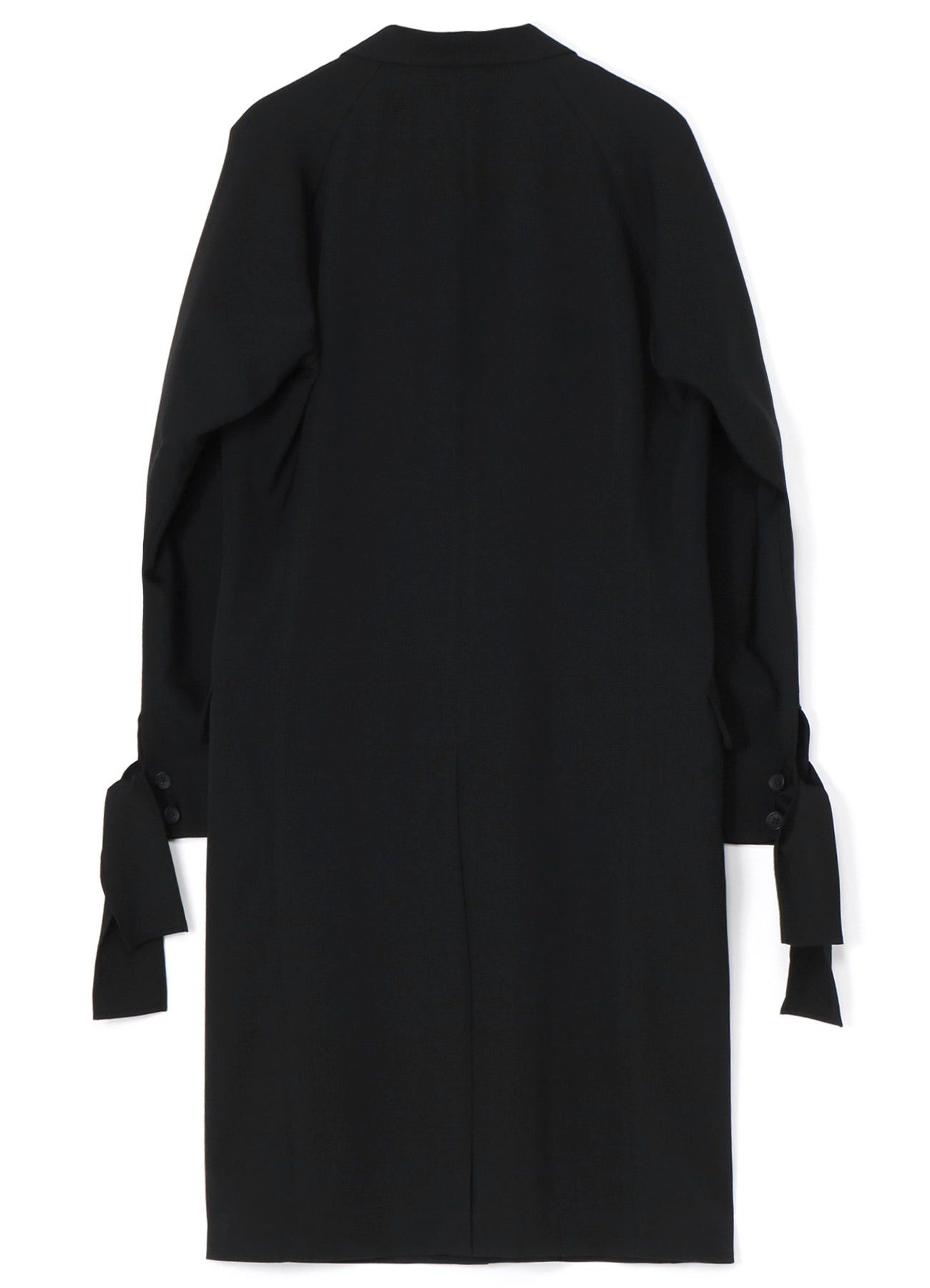 Yohji Yamamoto Yohji Yamamoto Pour Homme Wool TIED SLEEVE CUFF LONG JACKET Size US M / EU 48-50 / 2 - 14 Thumbnail