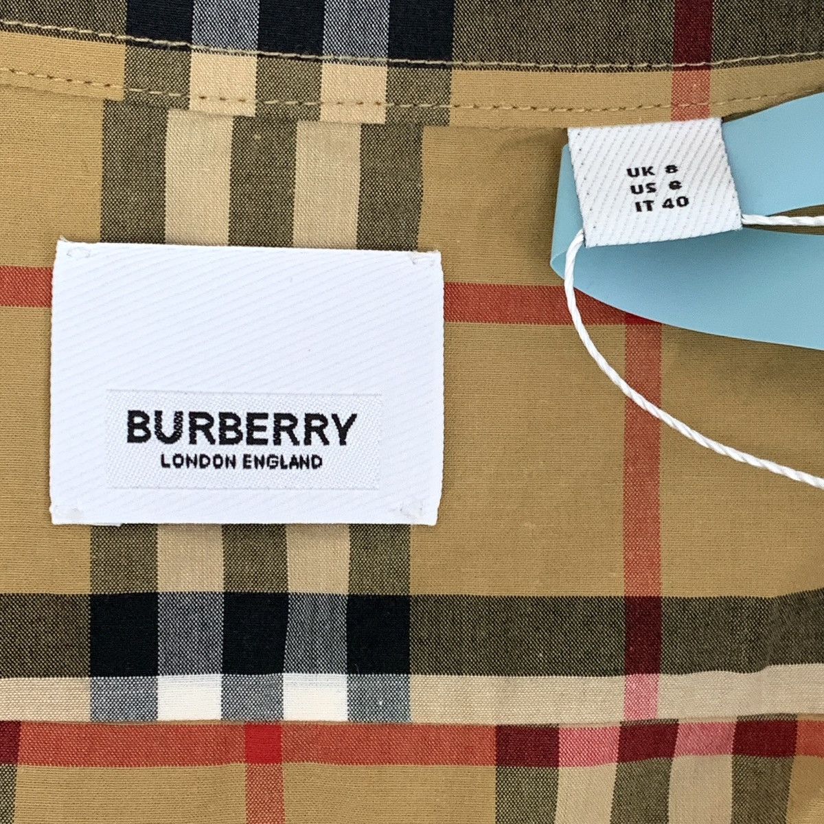 Burberry Burberry Brown Classic Check Lapel Long Sleeve Shirt K26WX Size L / US 10 / IT 46 - 5 Thumbnail
