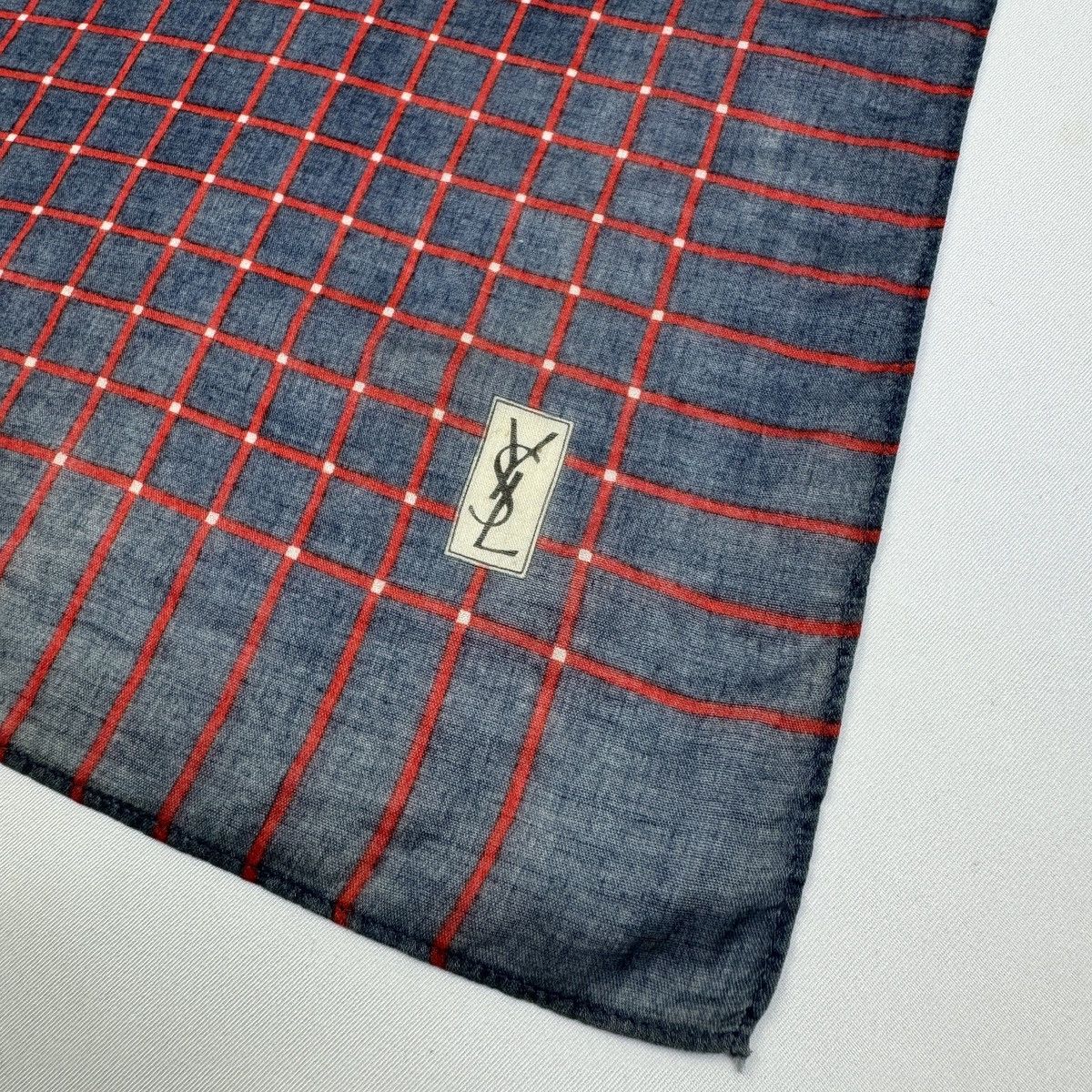 Yves Saint Laurent Vintage Yves Saint Laurent YSL Pocket Square Handkerchief Size ONE SIZE - 3 Thumbnail