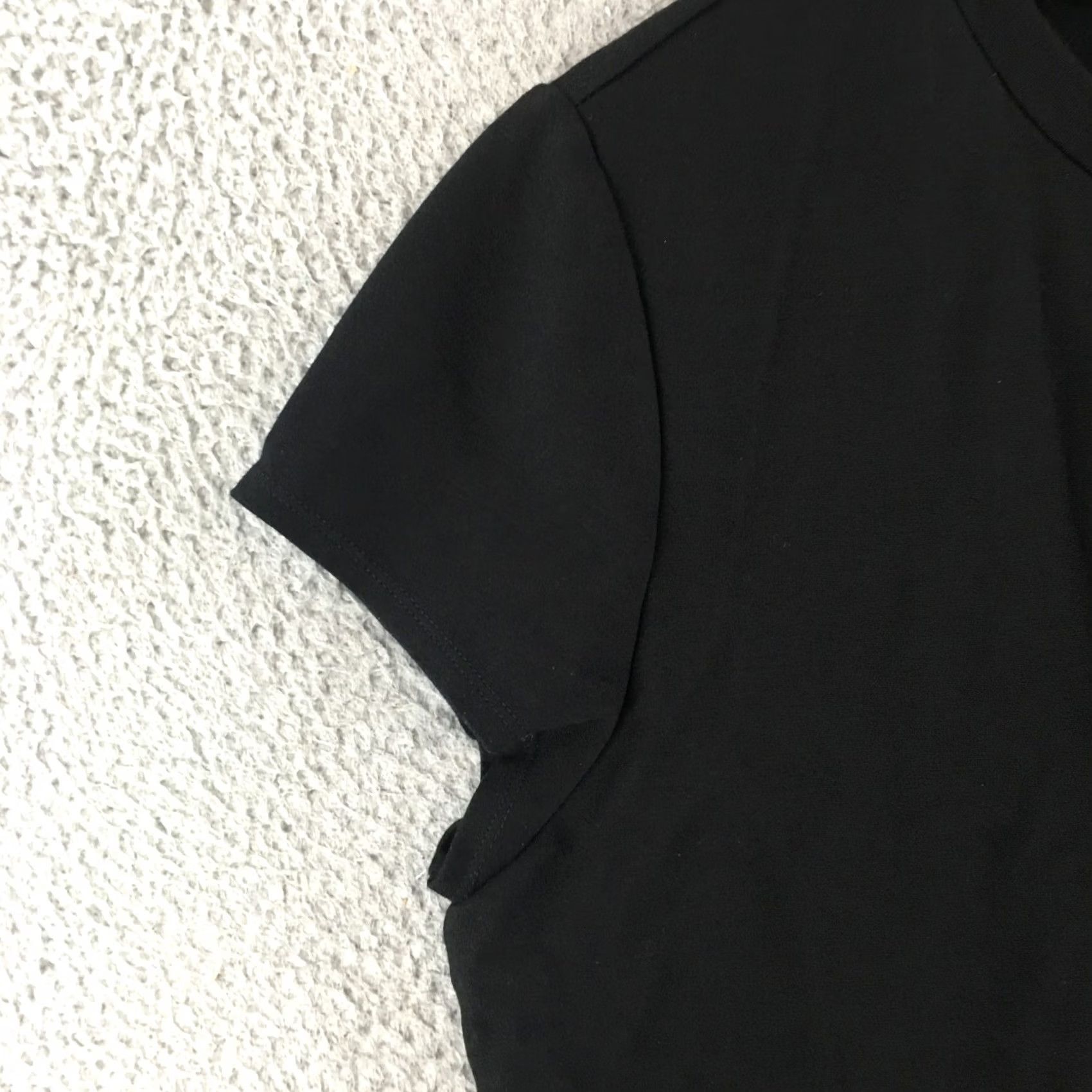 Kenneth Cole Kenneth Cole Dress Womens XL Black Pullover Short Sleeves Crew Neck Comfort Size XL / US 12-14 / IT 48-50 - 4 Thumbnail