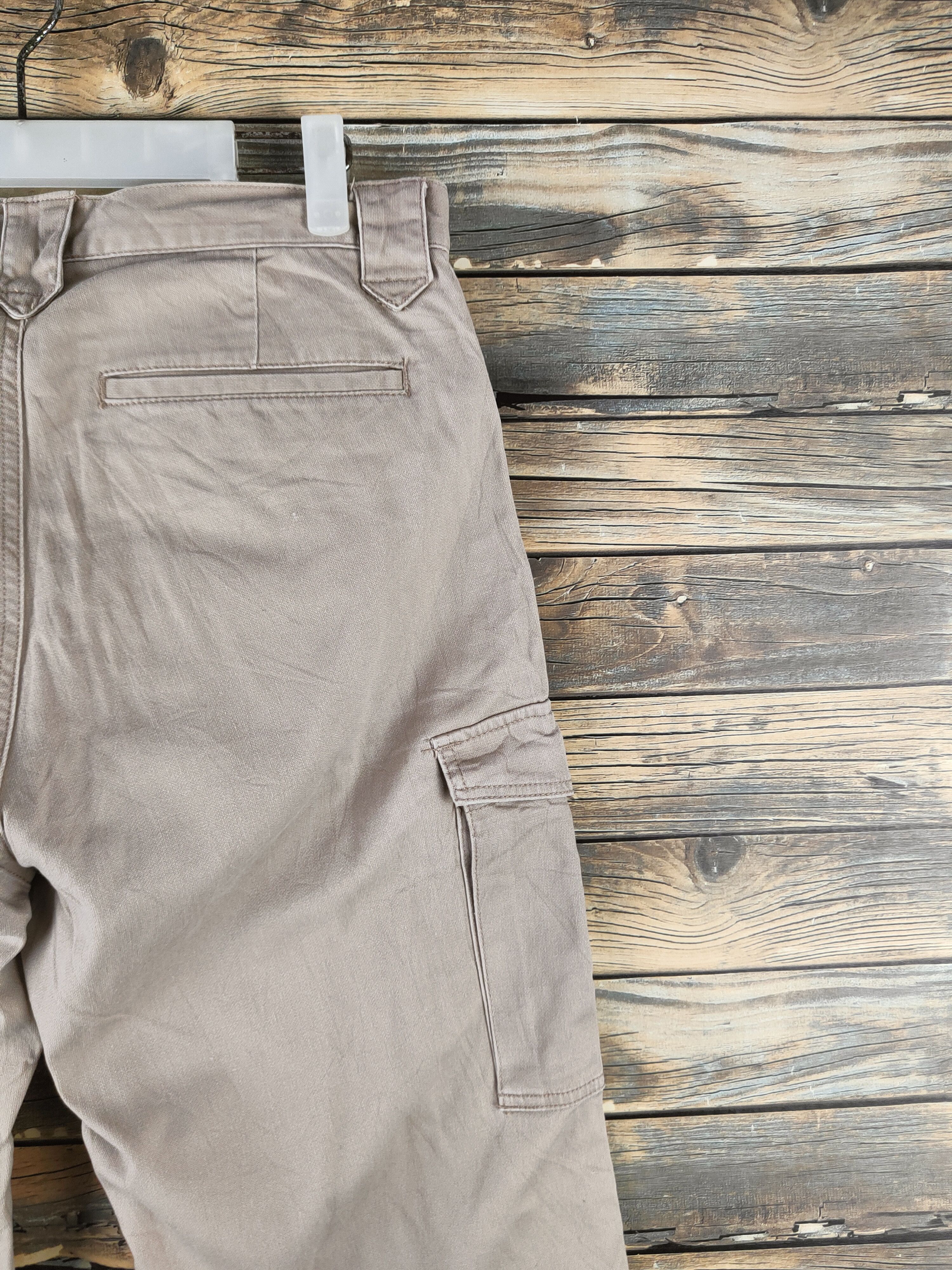 Japanese Brand DL Japanese Brand Beige Multipocket Cargo Pants #46-325 Size US 33 - 10 Thumbnail