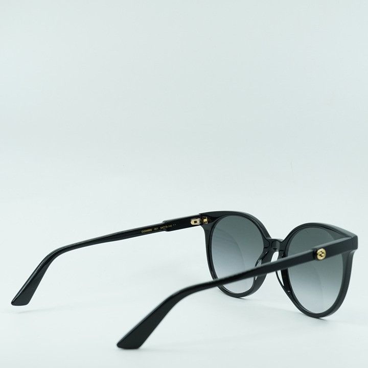 Gucci Gucci GG0488S 001 Sunglasses Black Round Frame, Grey Size ONE SIZE - 9 Thumbnail
