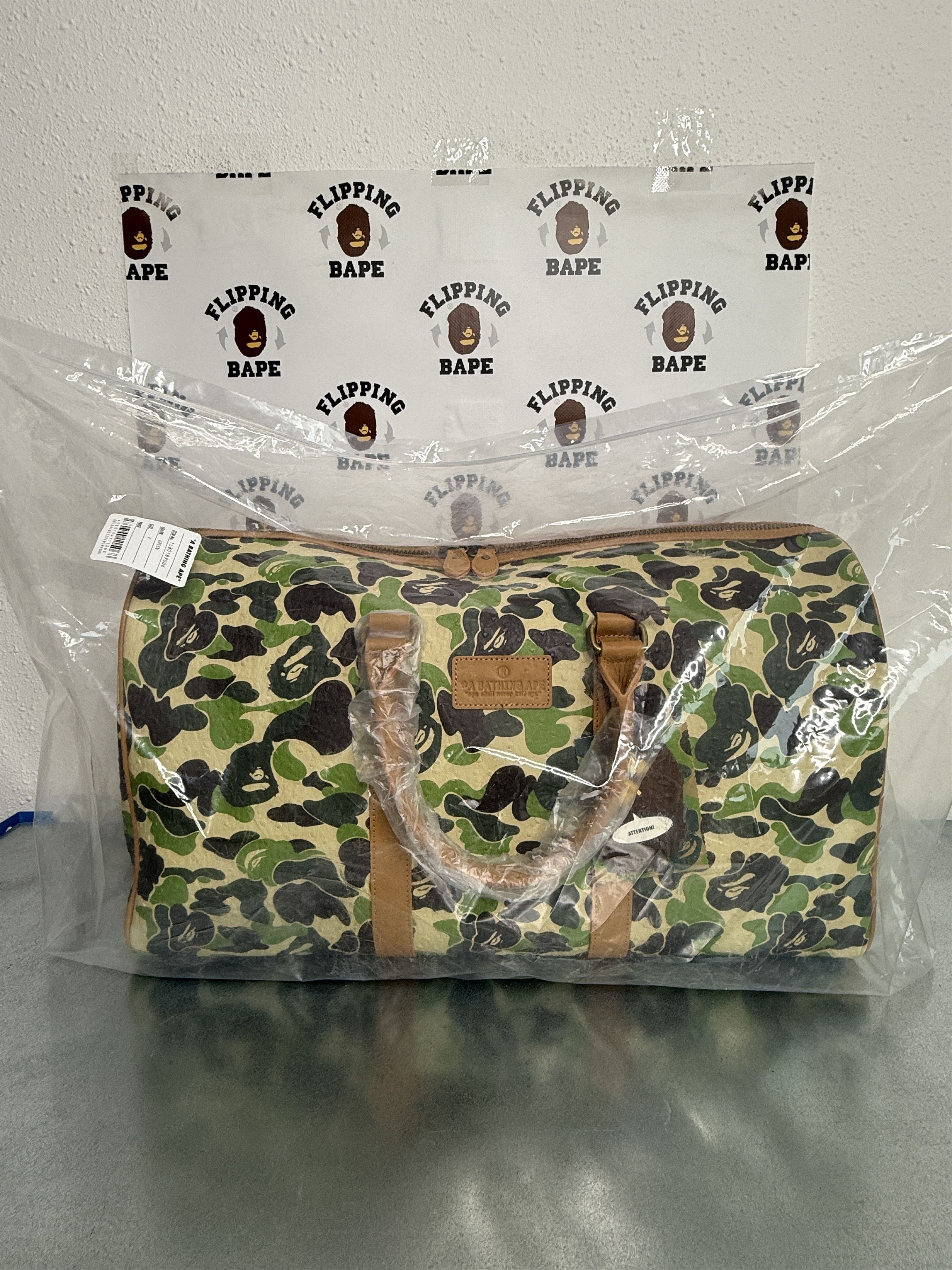 Bape BAPE ABC CAMO PU BOSTON BAG Size ONE SIZE - 19 Thumbnail