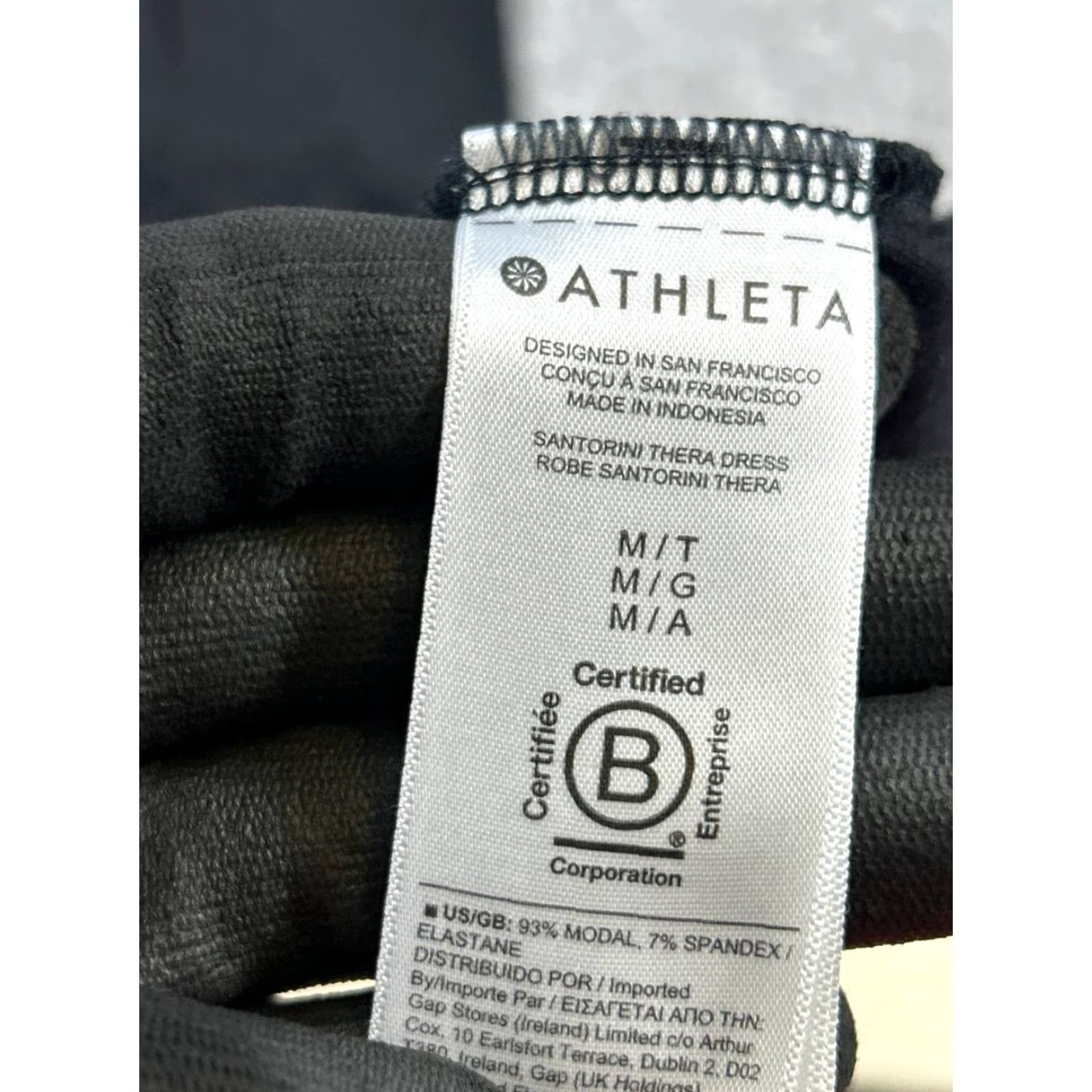 Athleta Athleta Dress Womens Medium Black Blouson Size M / US 6-8 / IT 42-44 - 4 Thumbnail