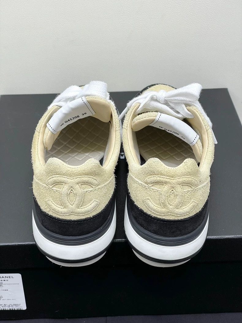 Chanel Chanel Colorblock Leather Sneakers Size US 6 / EU 39 - 6 Thumbnail