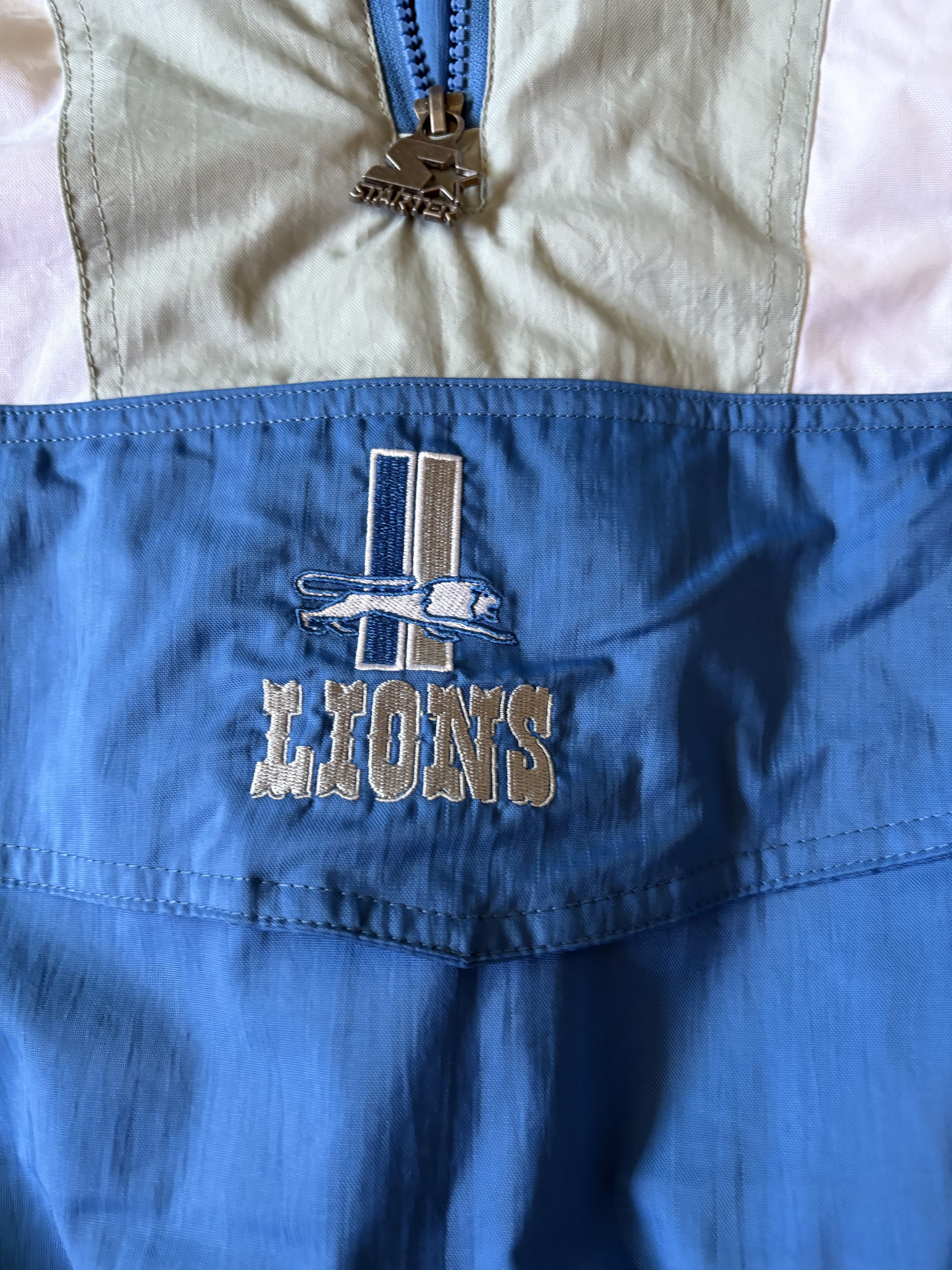Starter Starter Detroit Lions pullover jacket Large Size US L / EU 52-54 / 3 - 2 Thumbnail