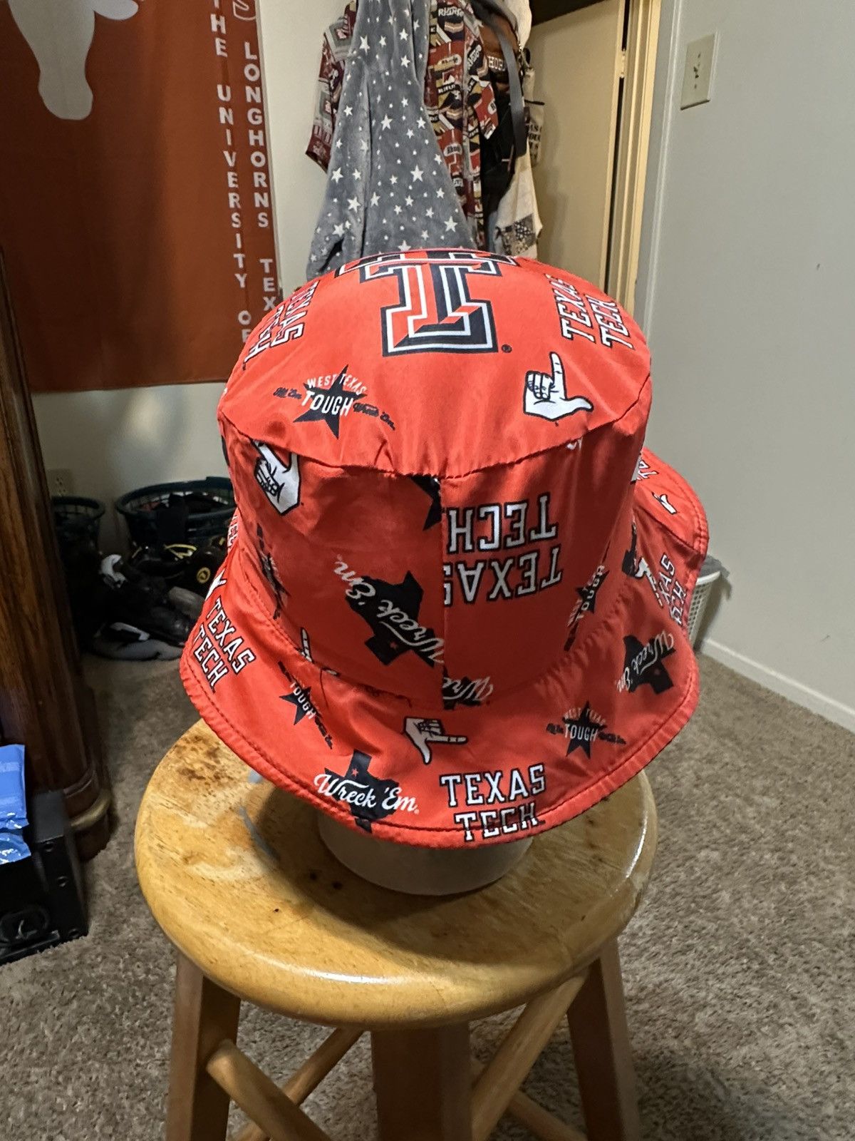 NCAA Vintage NCAA Texas Tech “reversible” bucket hat 00s Size ONE SIZE - 4 Thumbnail