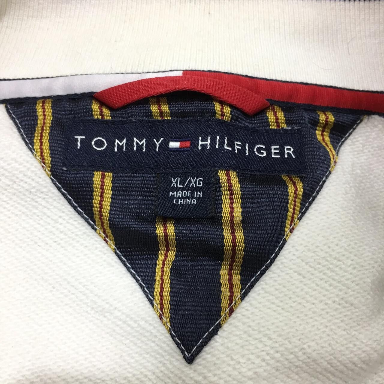 Tommy Hilfiger TOMMY HILFIGER Full Zip White Sweater Hoodie Sailing Gear Size XL / US 12-14 / IT 48-50 - 4 Thumbnail