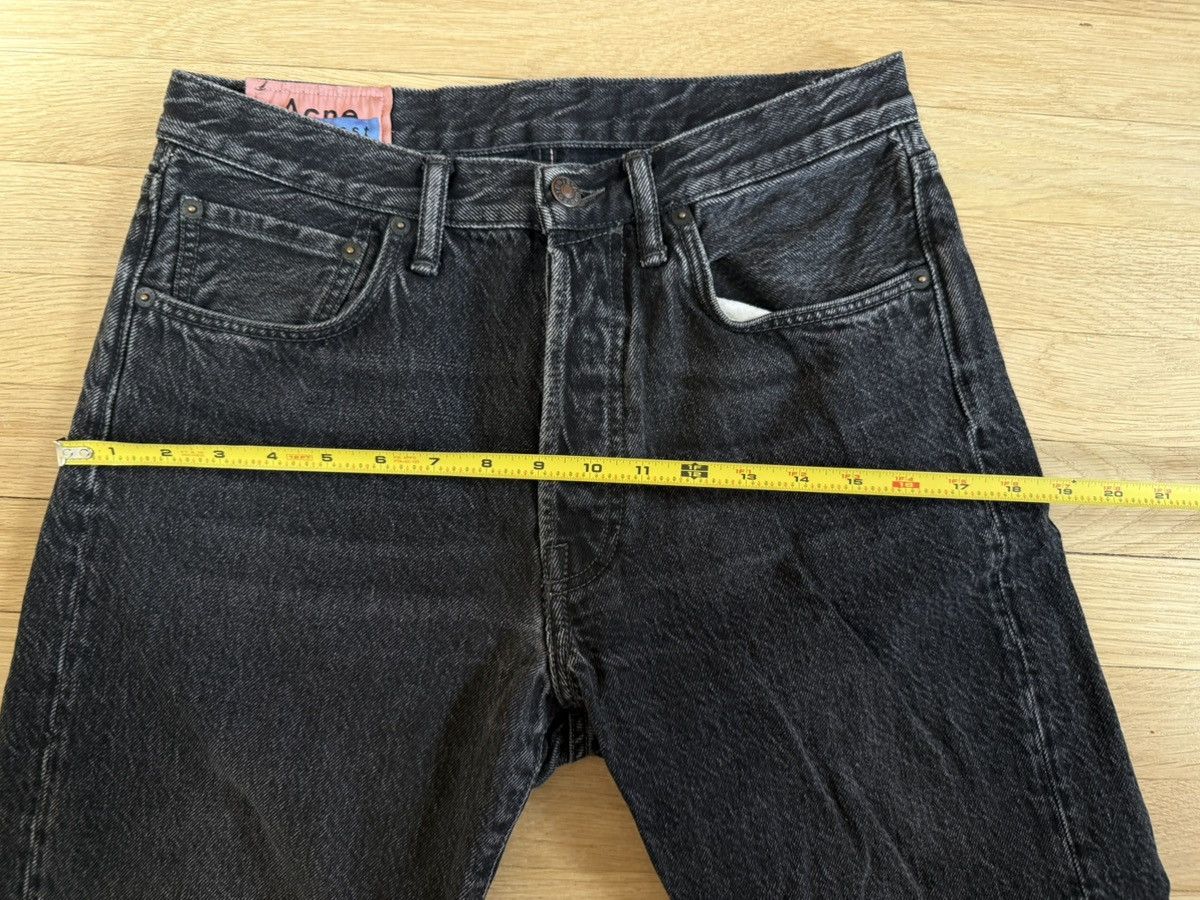 Acne Studios Acne 1996 Black Denim, 30x30 Straight Fit Jeans Size US 30 / EU 46 - 10 Thumbnail