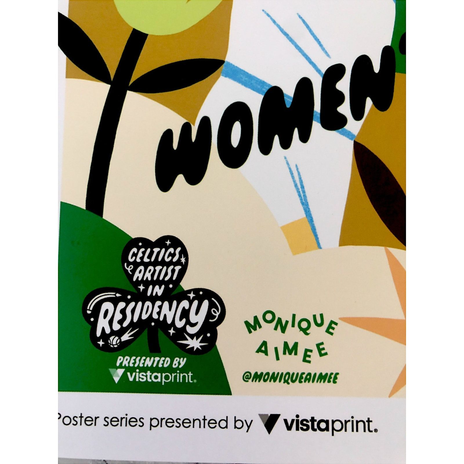 NBA Boston Celtics Poster Monique Aimee Breaking Barriers Size ONE SIZE - 4 Thumbnail