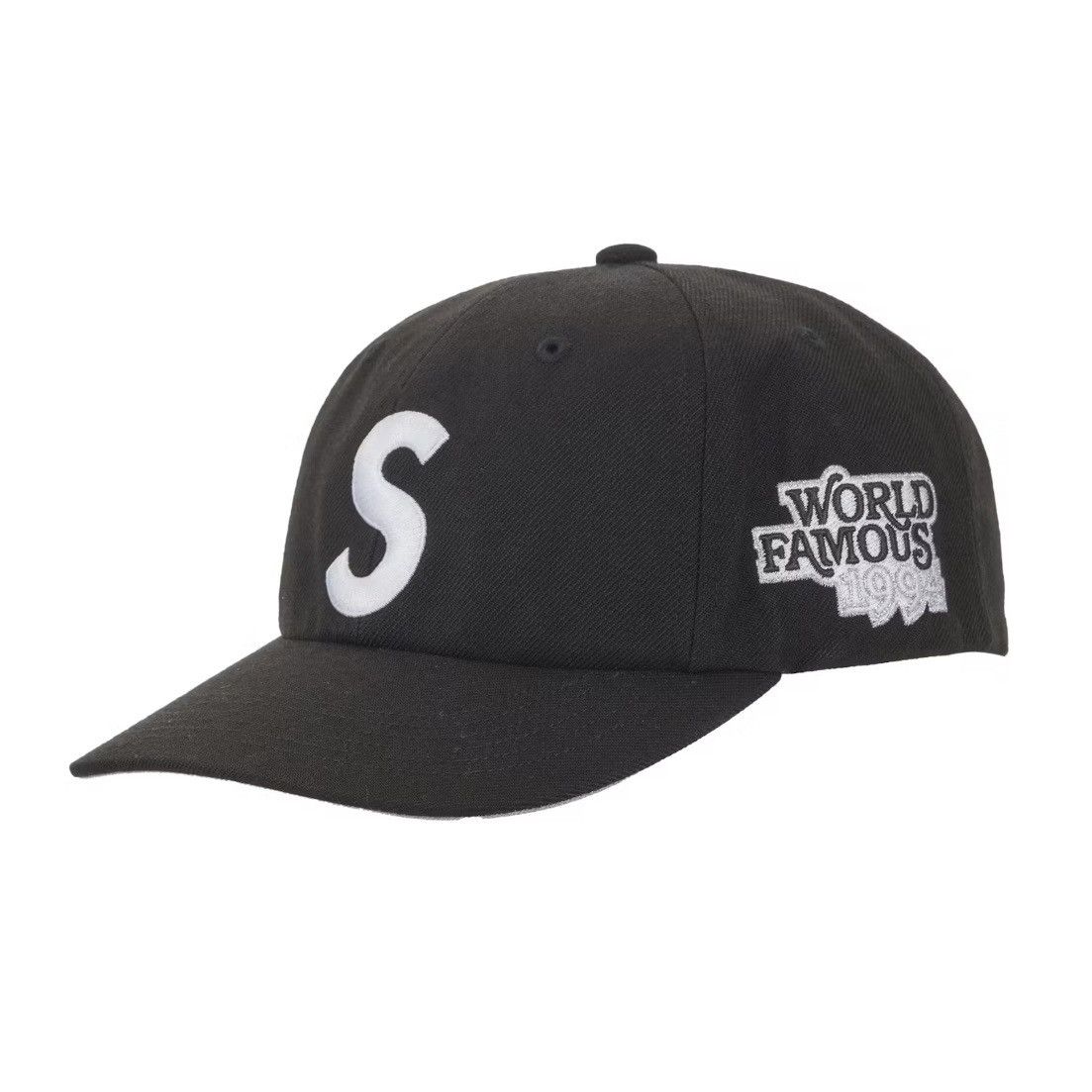 Supreme Supreme World Famous S Logo 6-Panel Navy - READY TO SHIP