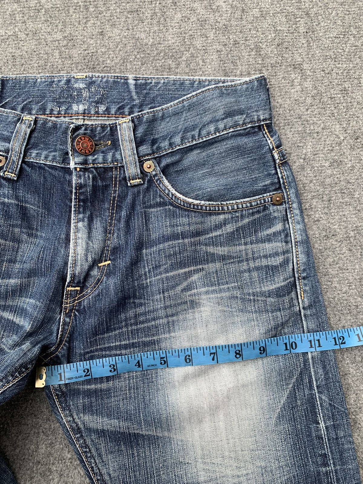 Edwin 90s EDWIN BLUE TRIP NICE FADED. Size US 32 / EU 48 - 12 Thumbnail