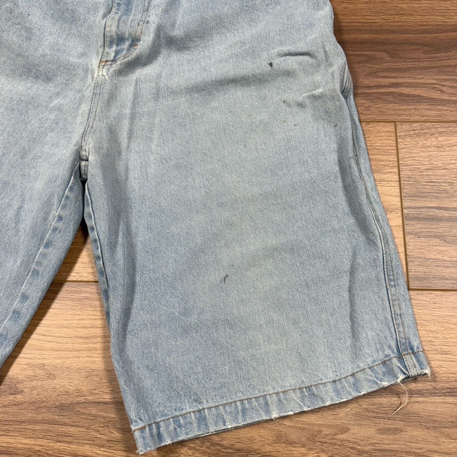 Vintage Vintage Hot Chili Blues Baggy Denim Shorts Size 36 (34x13) 9 Size US 36 / EU 52 - 6 Thumbnail