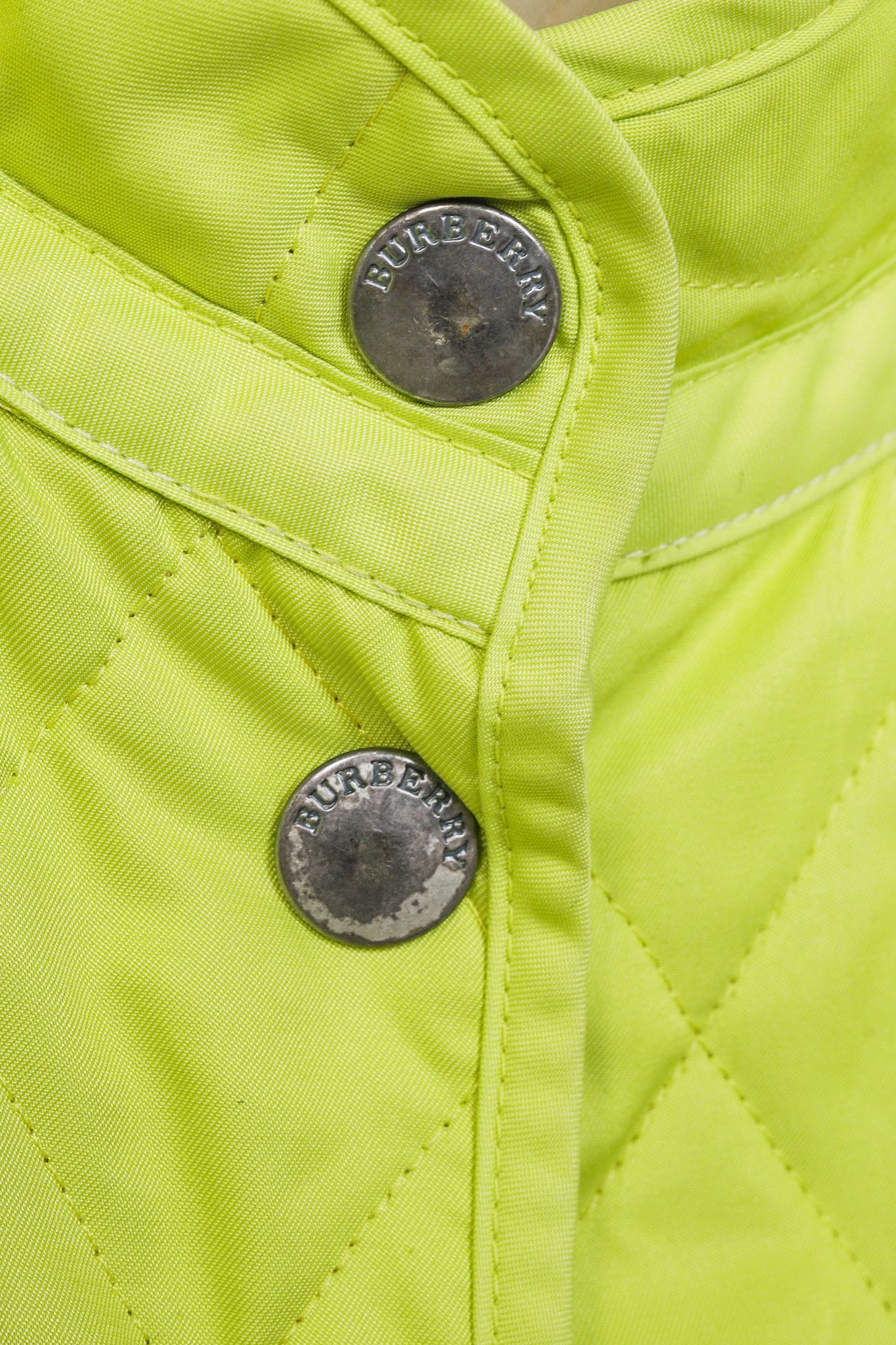 Burberry Burberry Neon Yellow Quilted Short Jacket Size M / US 6-8 / IT 42-44 - 7 Thumbnail