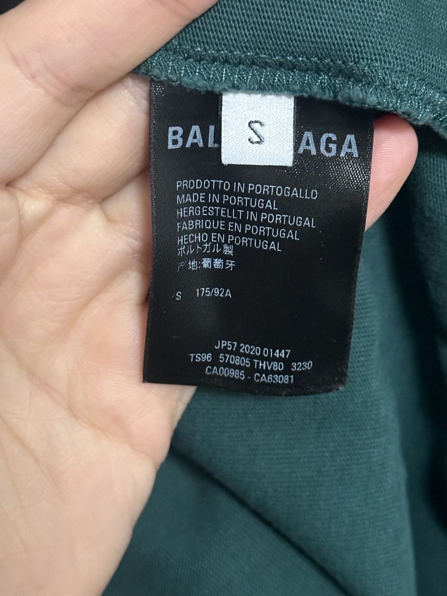 Balenciaga Balenciaga Back Letter Logo Short-Sleeve T-Shirt Size US S / EU 44-46 / 1 - 3 Thumbnail