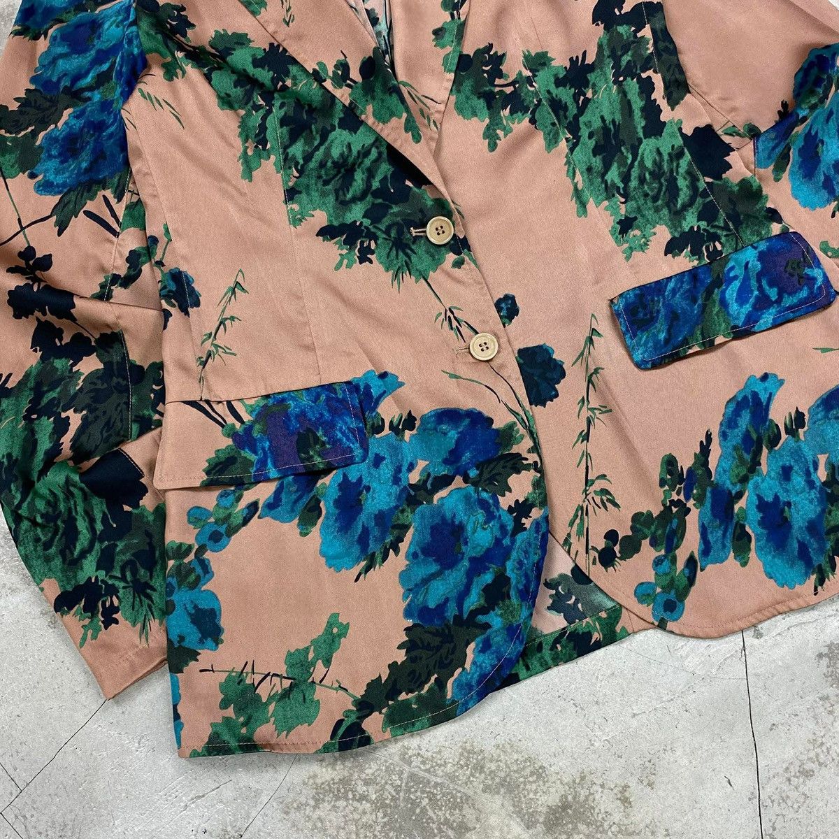 Dries Van Noten FW2019 Floral Viscose Blazer Size 38S - 3 Thumbnail