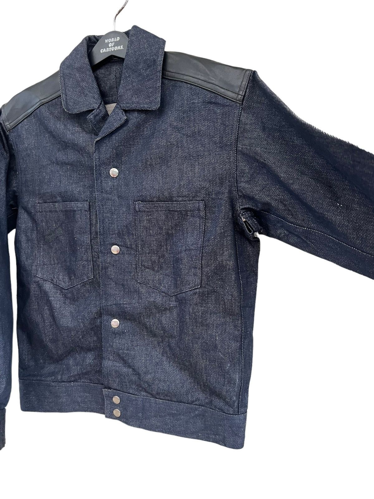 Vintage Vintage YOSHISEI Sports Wear "Colosseum" Hybrid Denim Jacket Size US M / EU 48-50 / 2 - 14 Thumbnail