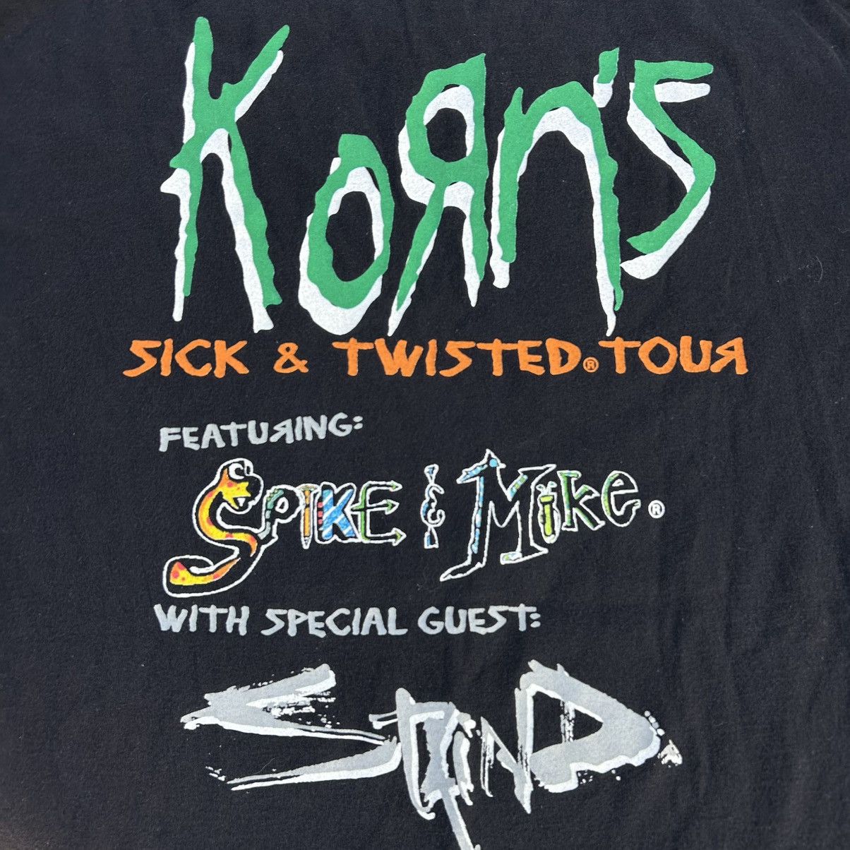 Band Tees Vintage korn 1997 sick & twisted Size US XL / EU 56 / 4 - 8 Thumbnail
