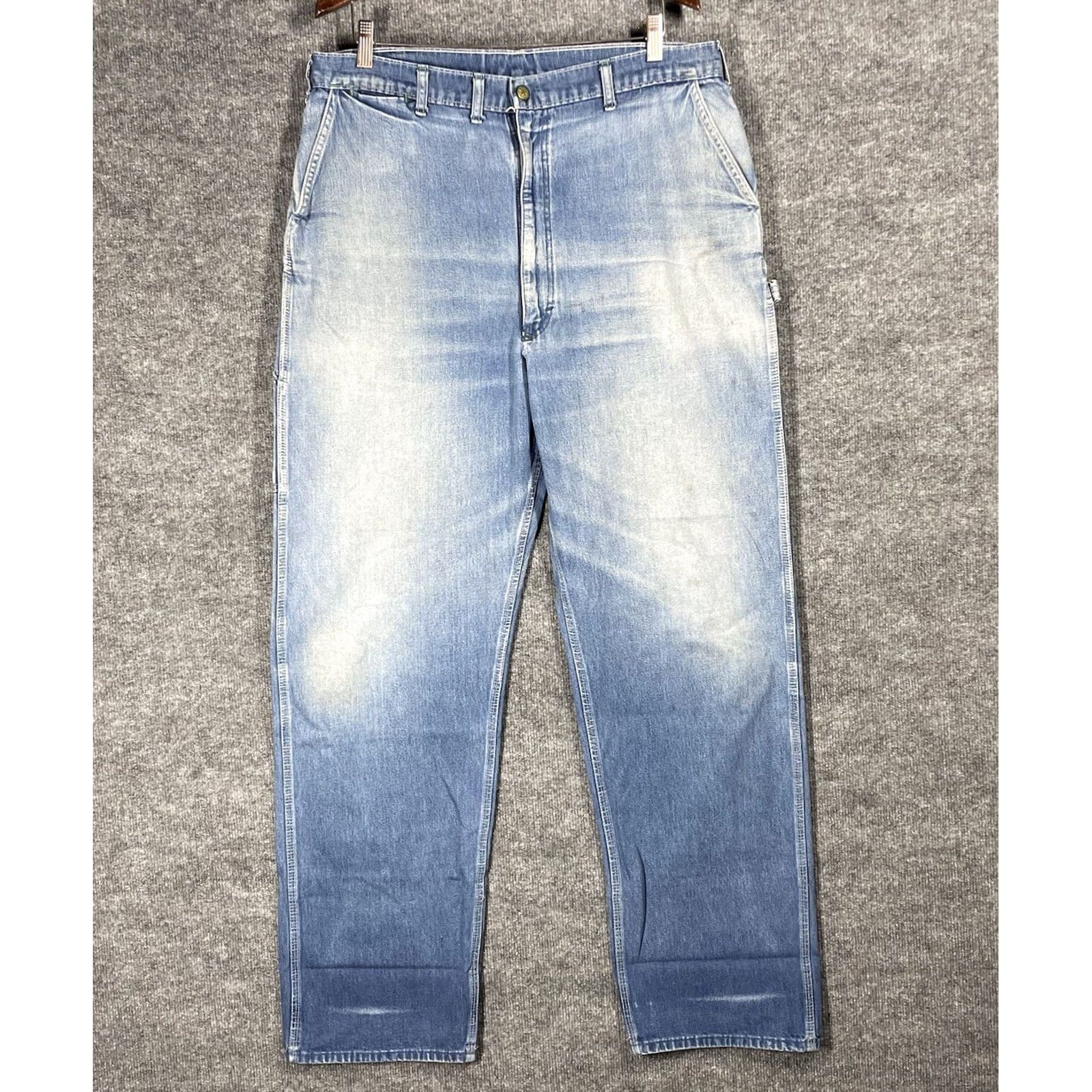 Vintage VINTAGE OshKosh B'gosh Jeans Denim 36x33 Carpenter High WAIST 60s 70s 80s USA Men Jeans Distressed 5-Pocket Vintage Classic Size US 36 / EU 52 - 2 Thumbnail